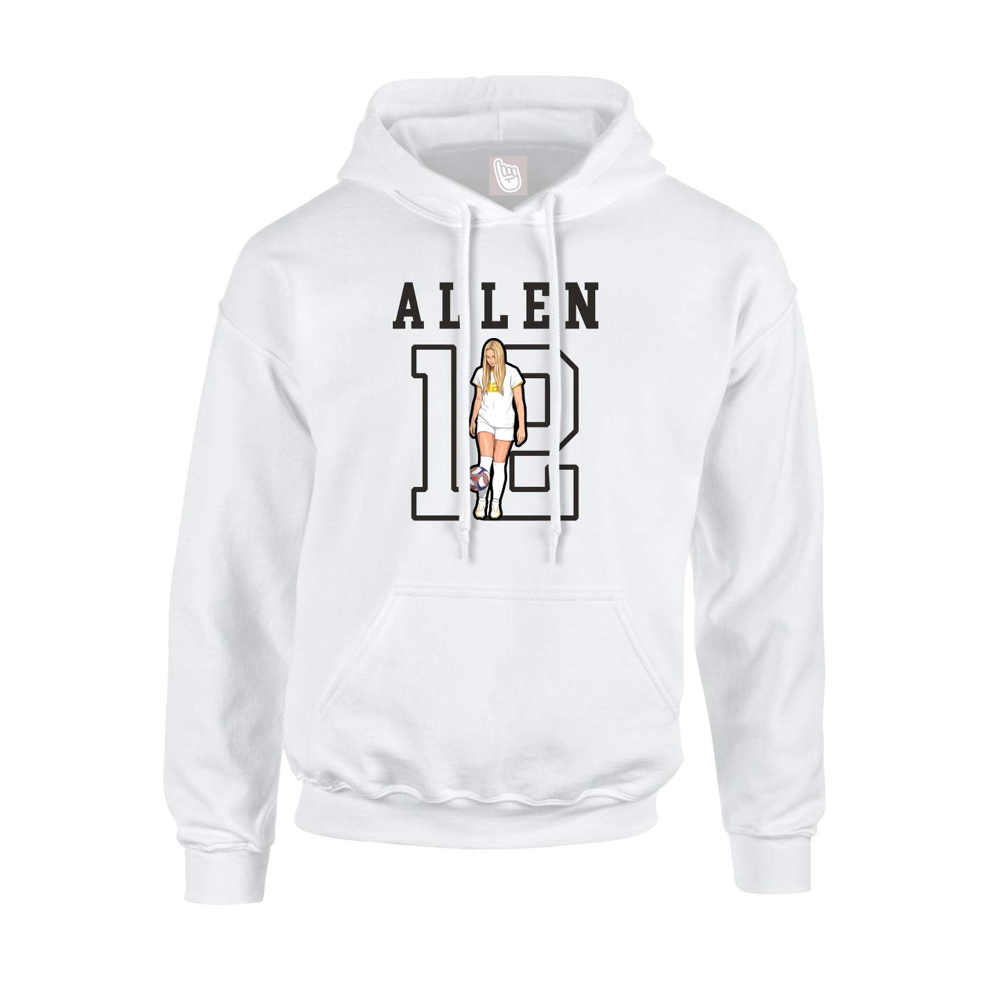 Youth Hoodie — Shirsey in White