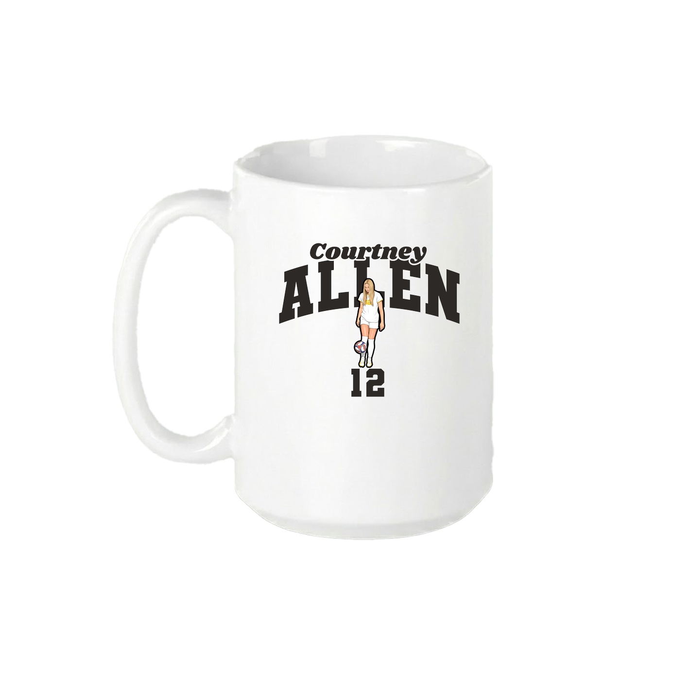 15oz Coffee Mug — Signature Arch in White