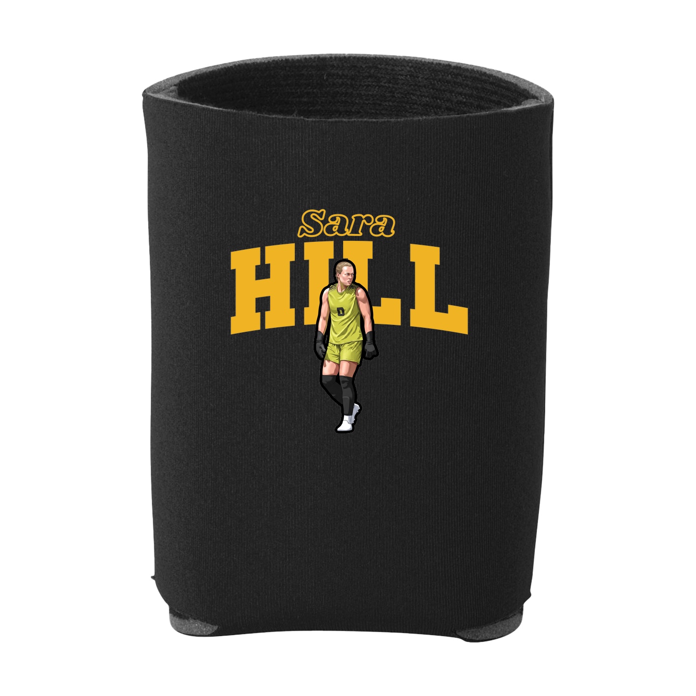 Can Holder — Name Arch in Black