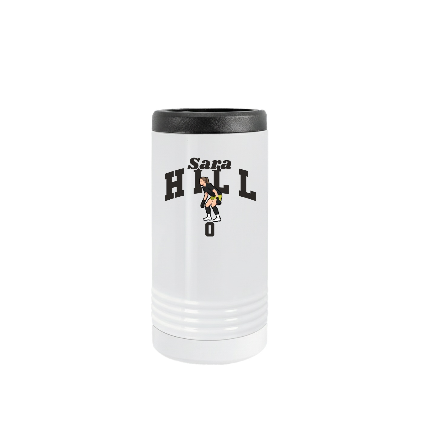 Slim Beverage Holder — Signature Arch in White