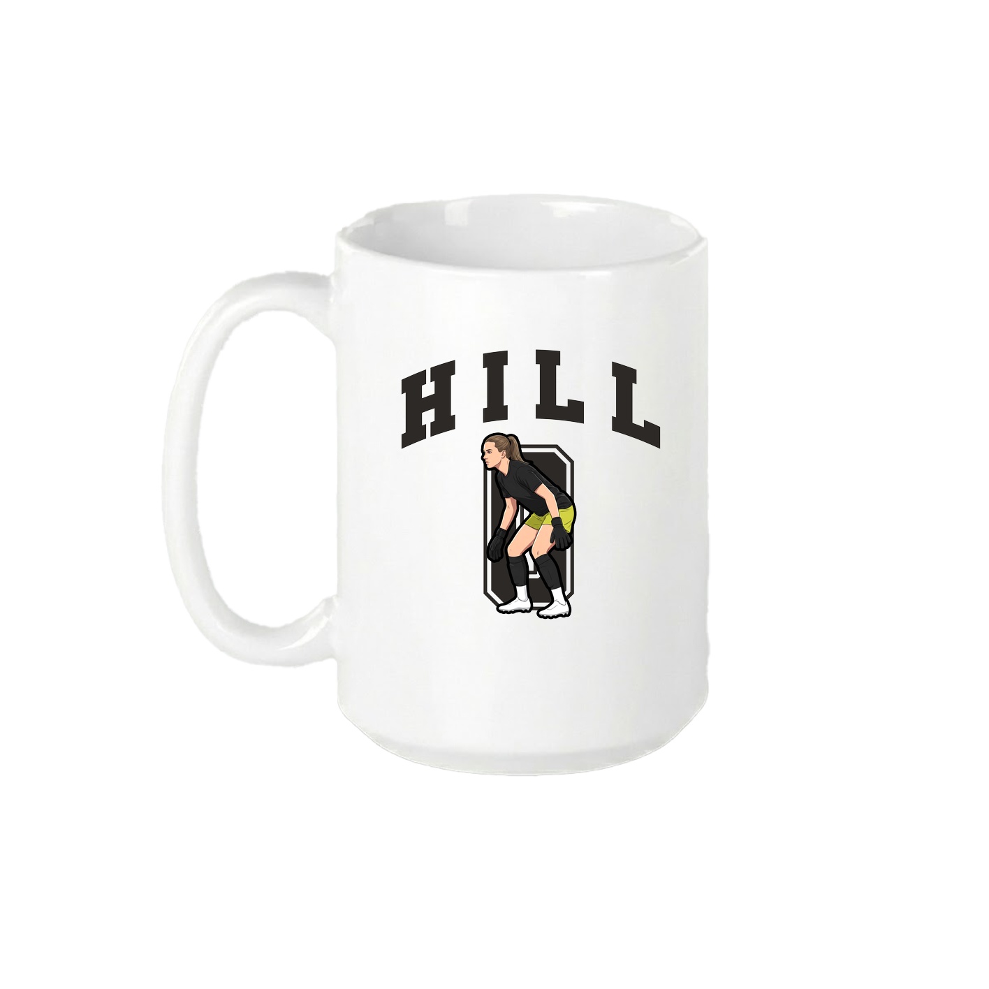 15oz Coffee Mug — Number in White