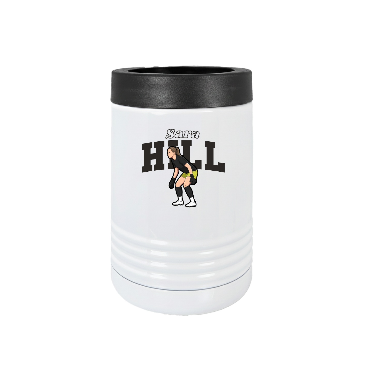 Beverage Holder — Name Arch in White