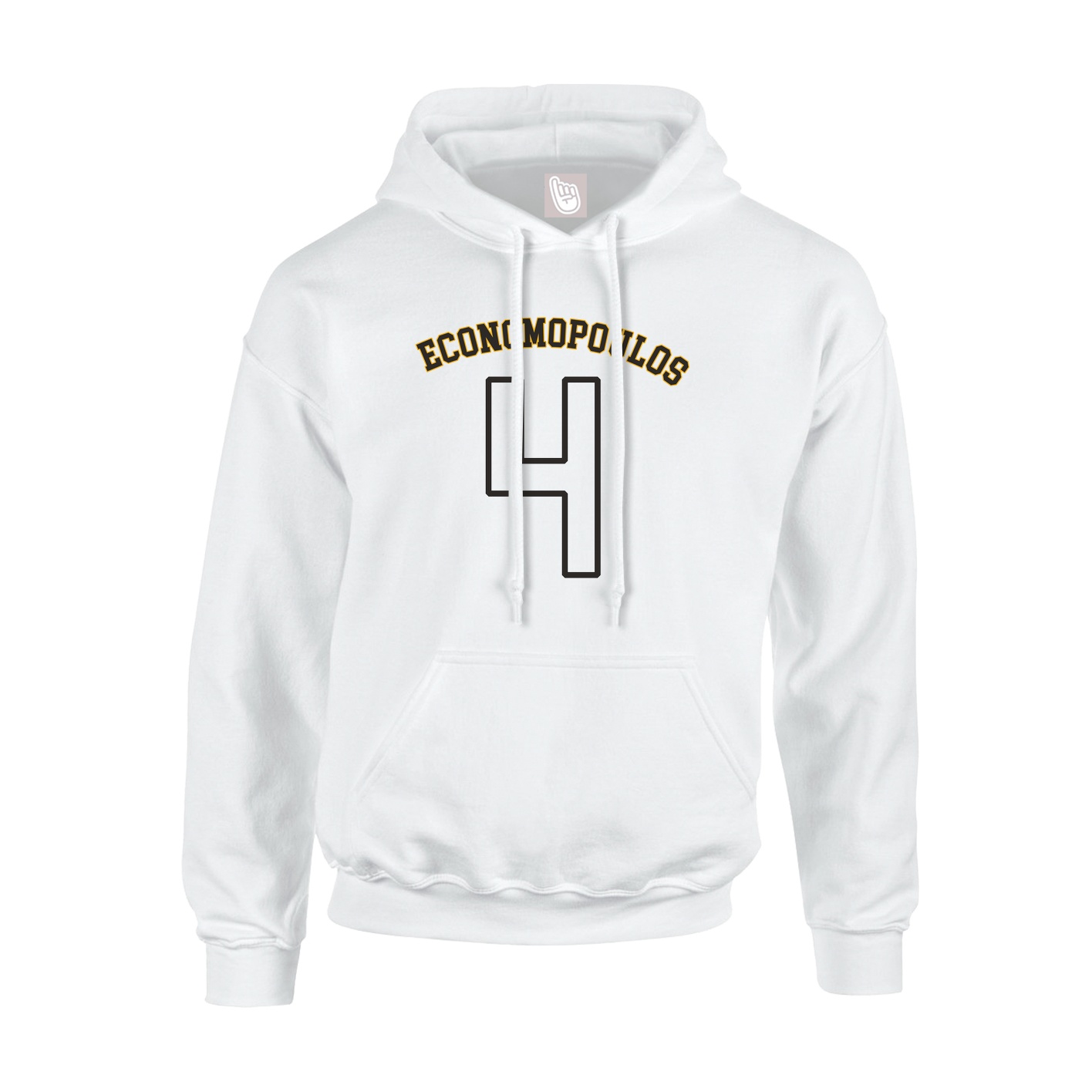 Hoodie — Shirsey Arch in White