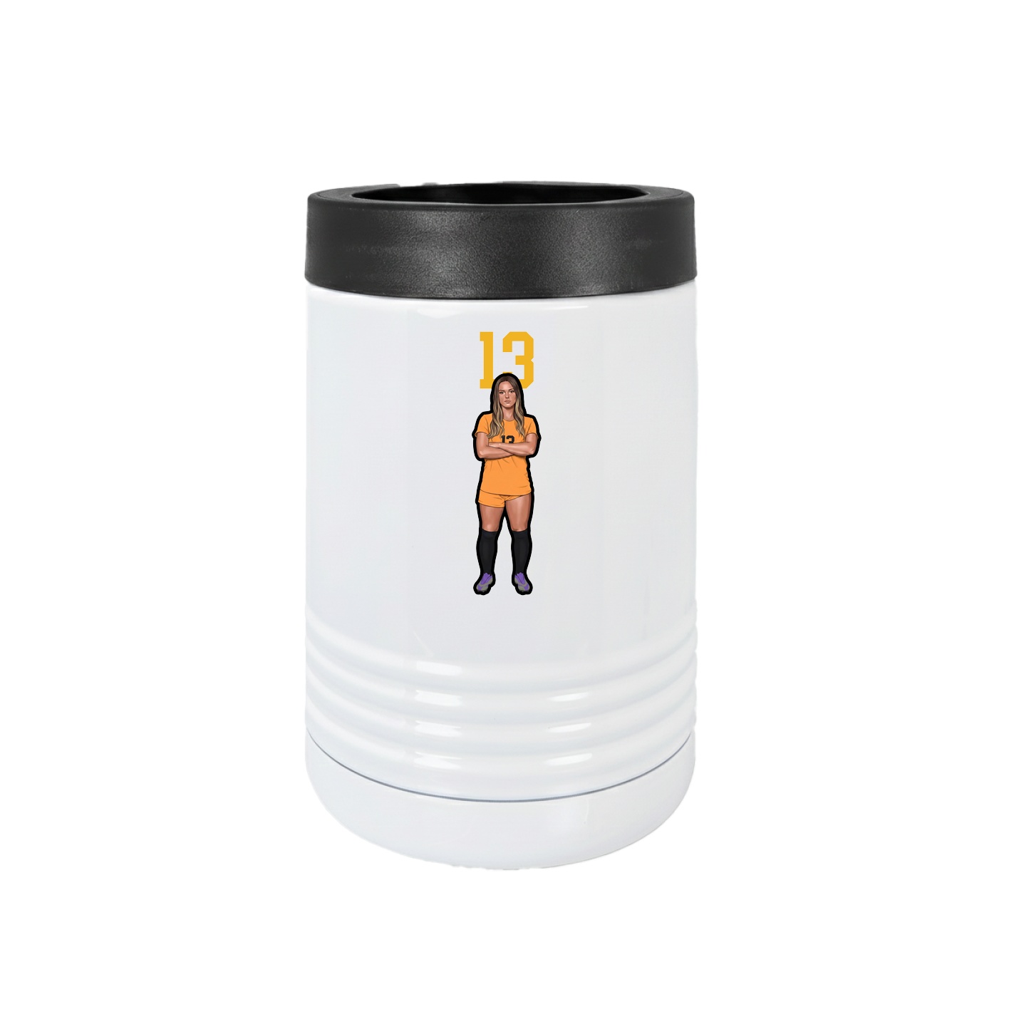 Beverage Holder — Number Top in White