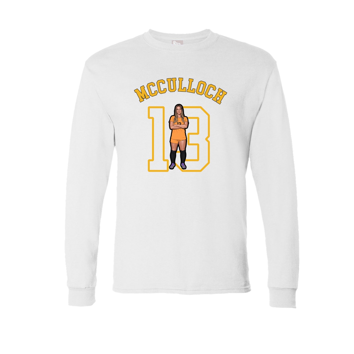 Long Sleeve Tee — Shirsey Arch in White