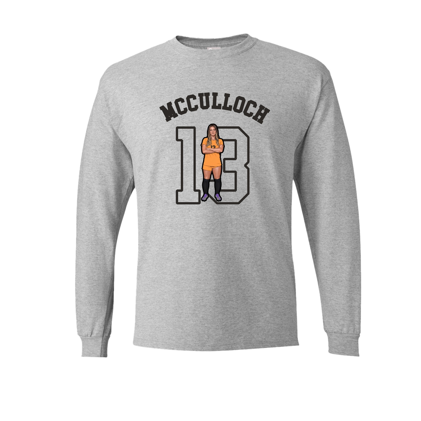 Long Sleeve Tee — Shirsey Arch in Grey