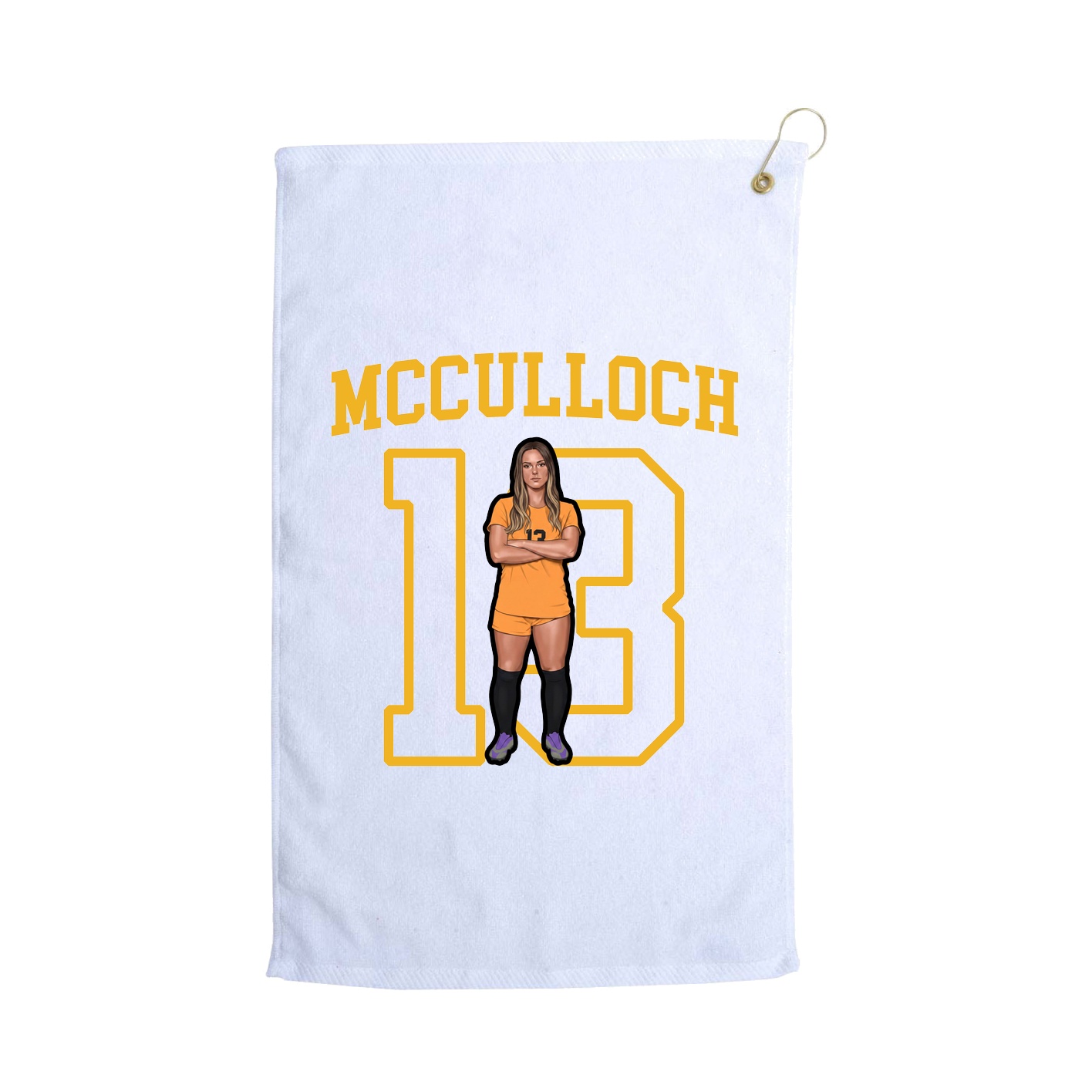Golf Towel — Shirsey in White
