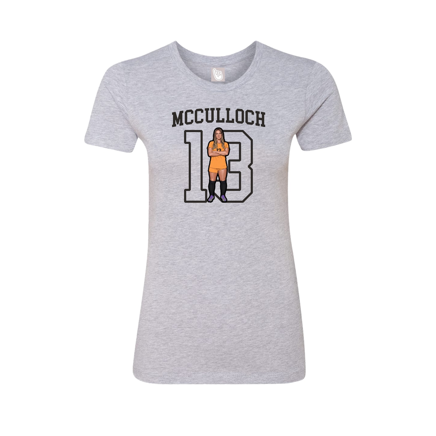 Fitted Women's Tee — Shirsey in Grey