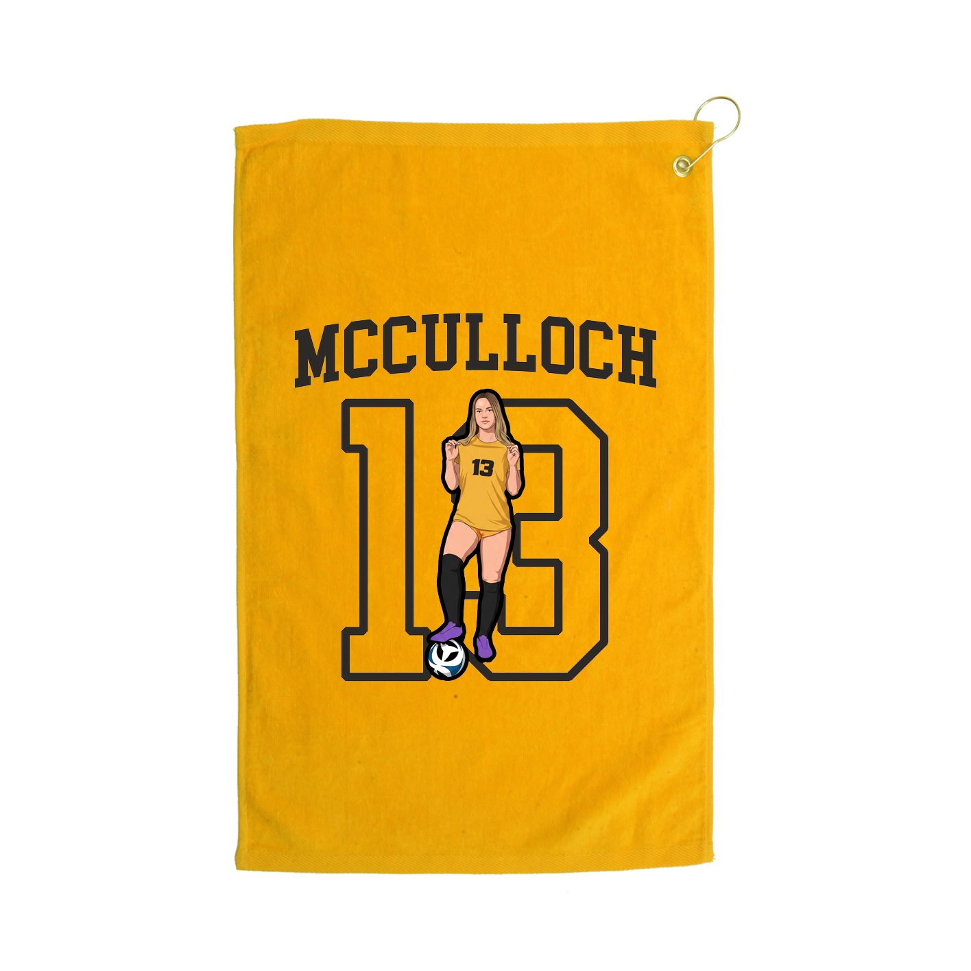 Golf Towel — Shirsey in Gold
