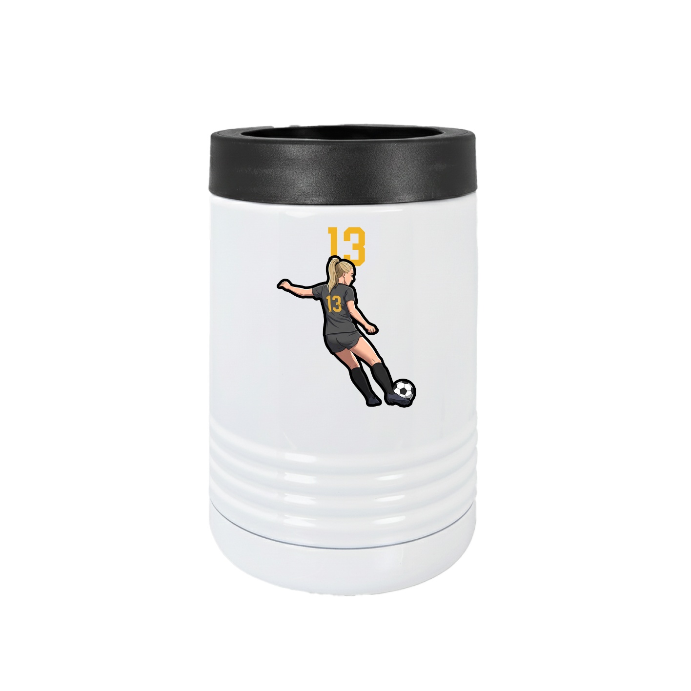 Beverage Holder — Number Top in White