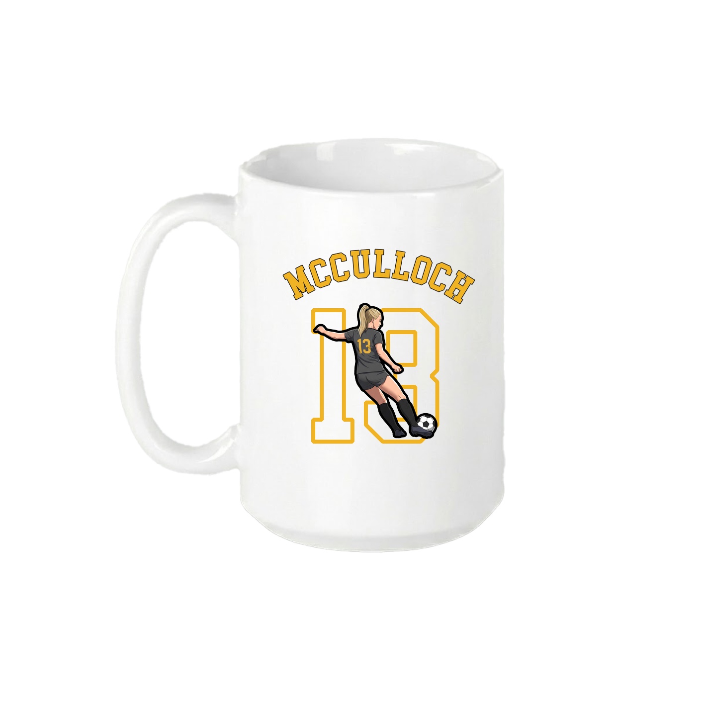 15oz Coffee Mug — Shirsey Arch in White