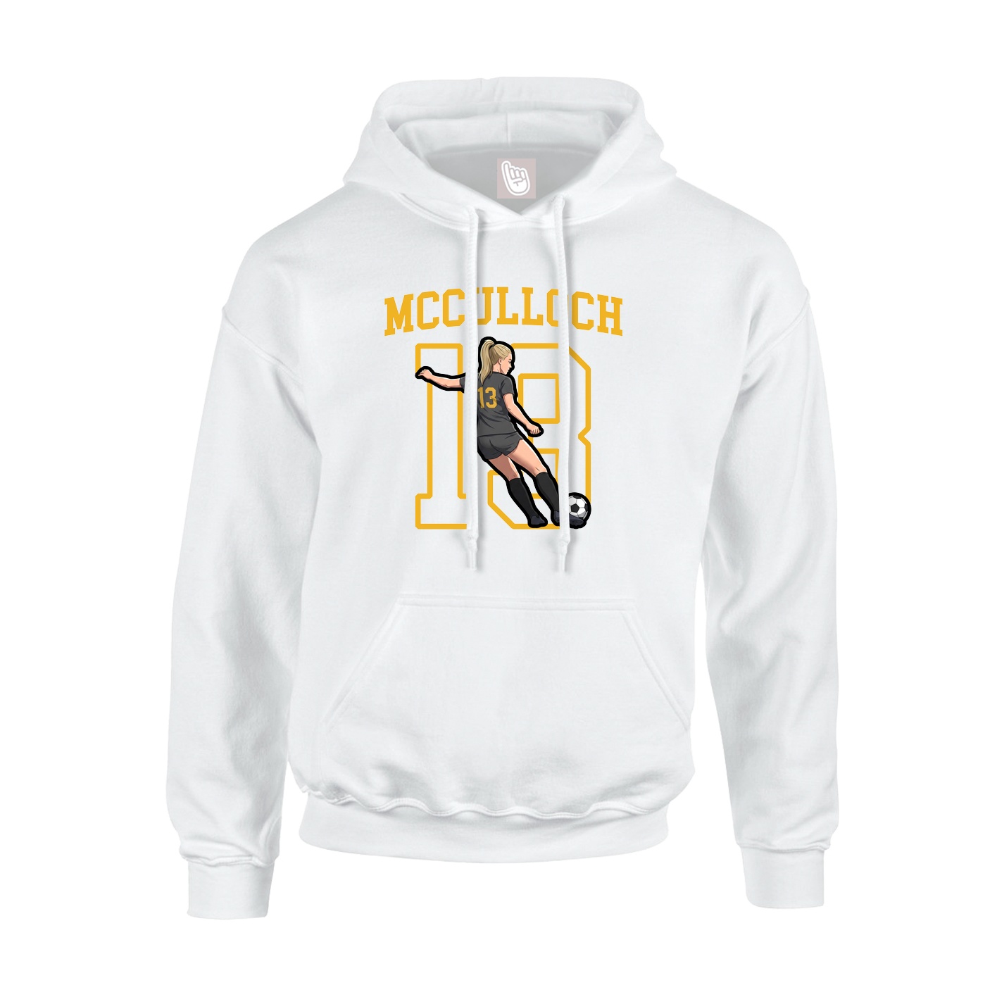 Hoodie — Shirsey in White