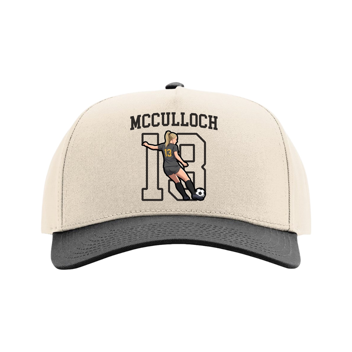 Full Fabric Five-Panel Champ Cap