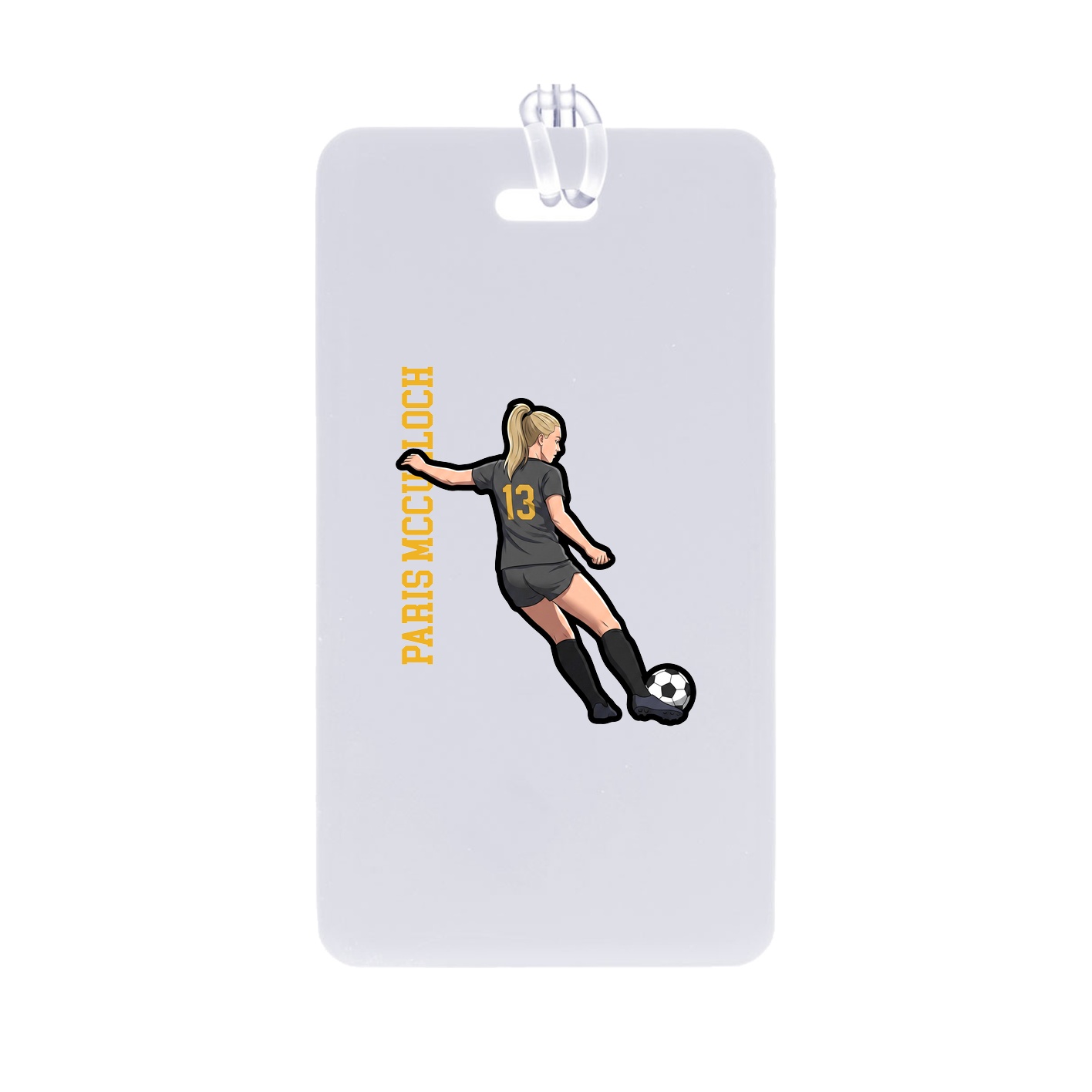 Bag Tag — Name Vertical in Classic