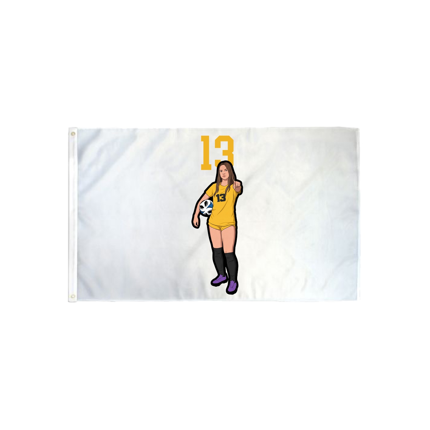 3x5 Flag — Number Top in Classic
