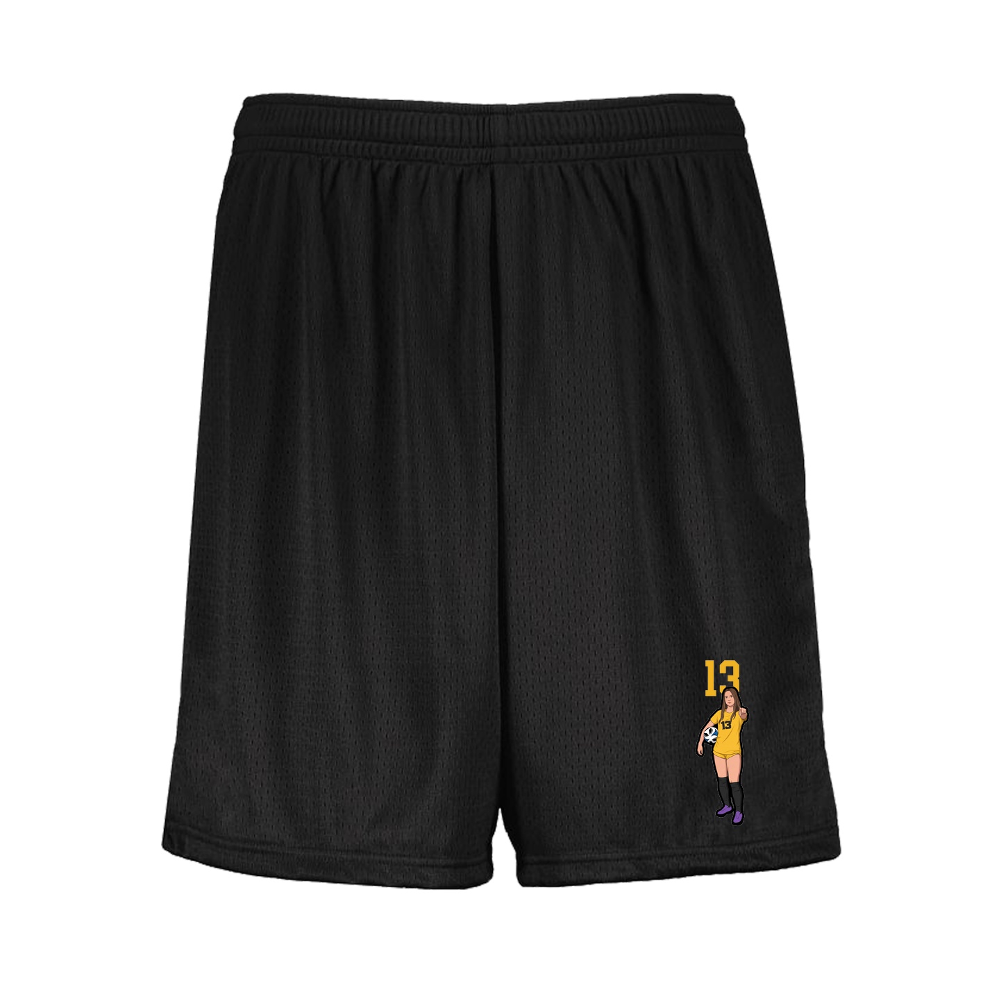 Shorts — Number Top in Black
