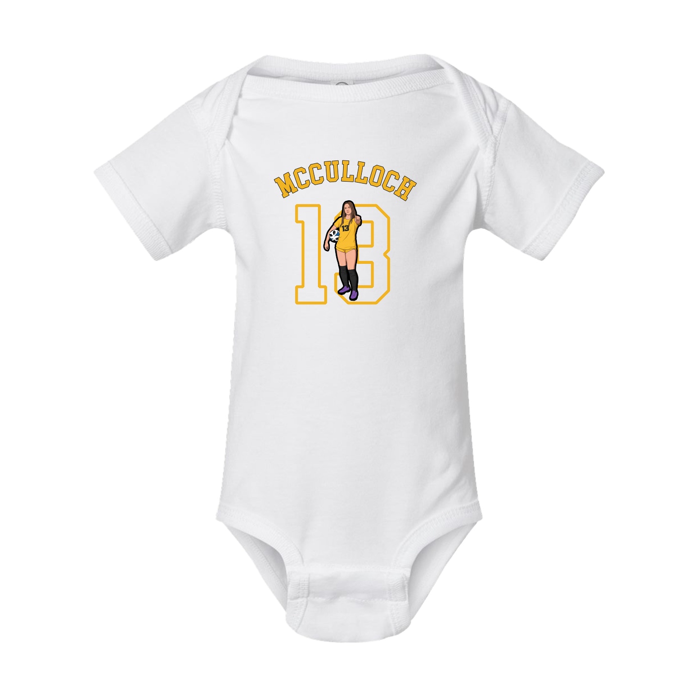 Baby Onesie — Shirsey Arch in White