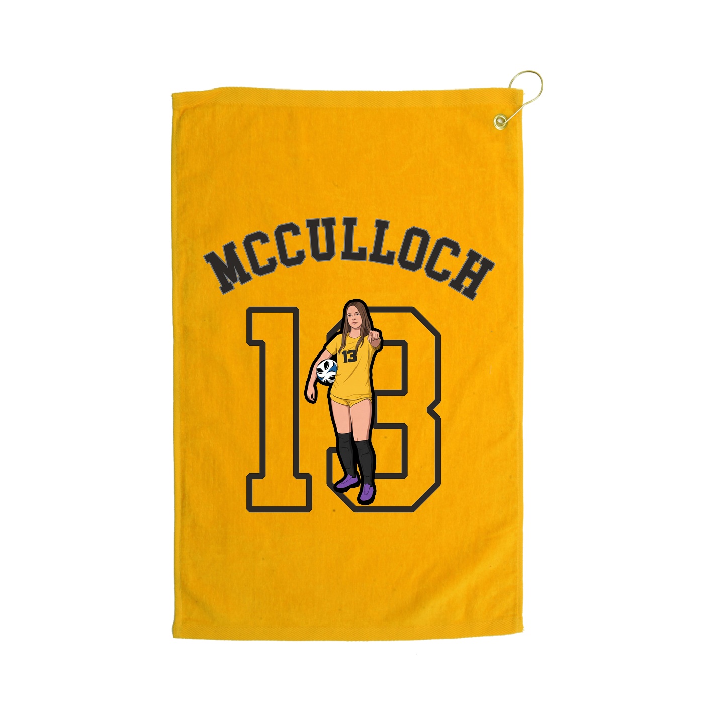 Golf Towel — Shirsey Arch in Gold