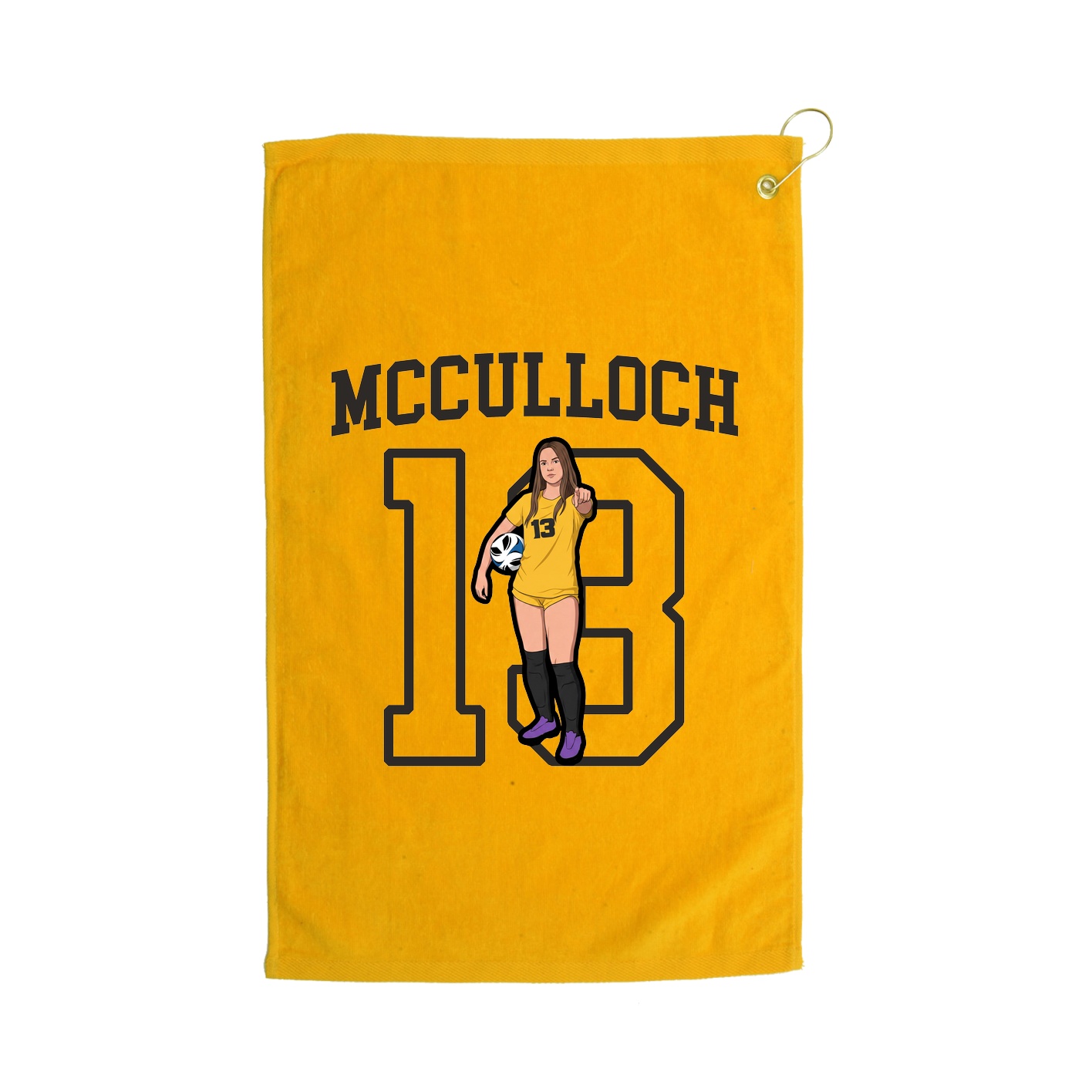 Golf Towel — Shirsey in Gold