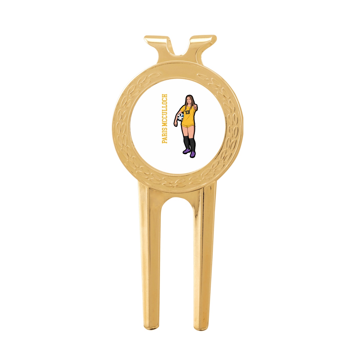 Divot Tool with Ball Marker — Name Vertical in Classic