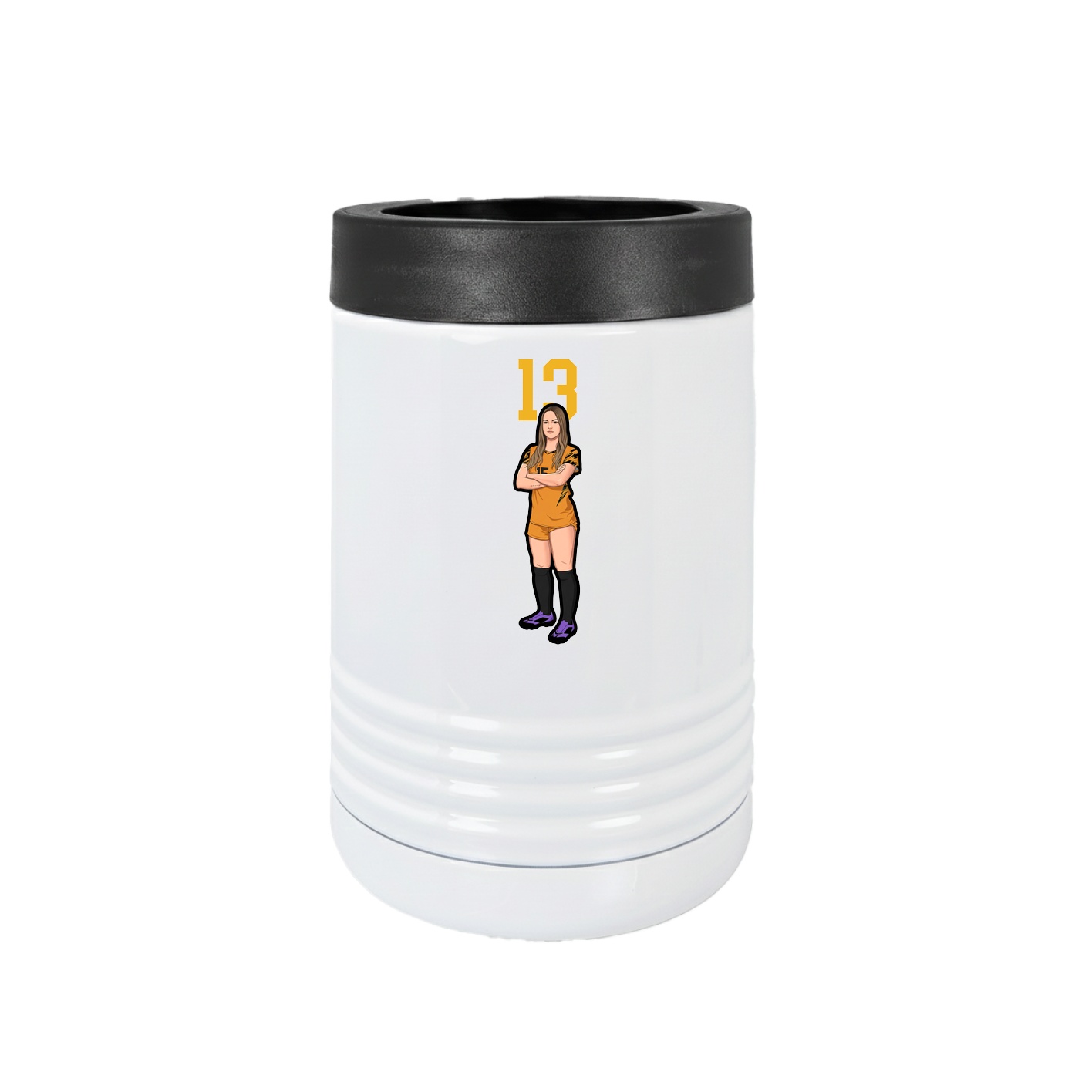 Beverage Holder — Number Top in White