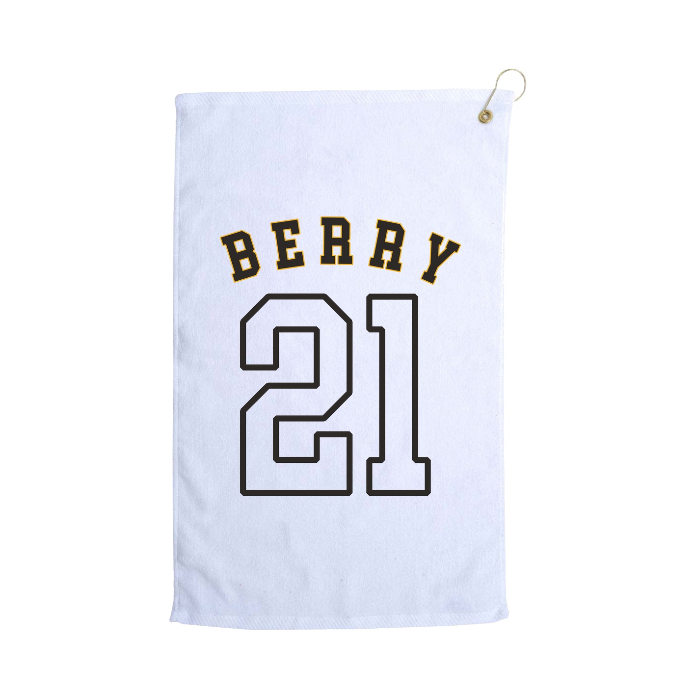 Golf Towel — Shirsey Arch in White