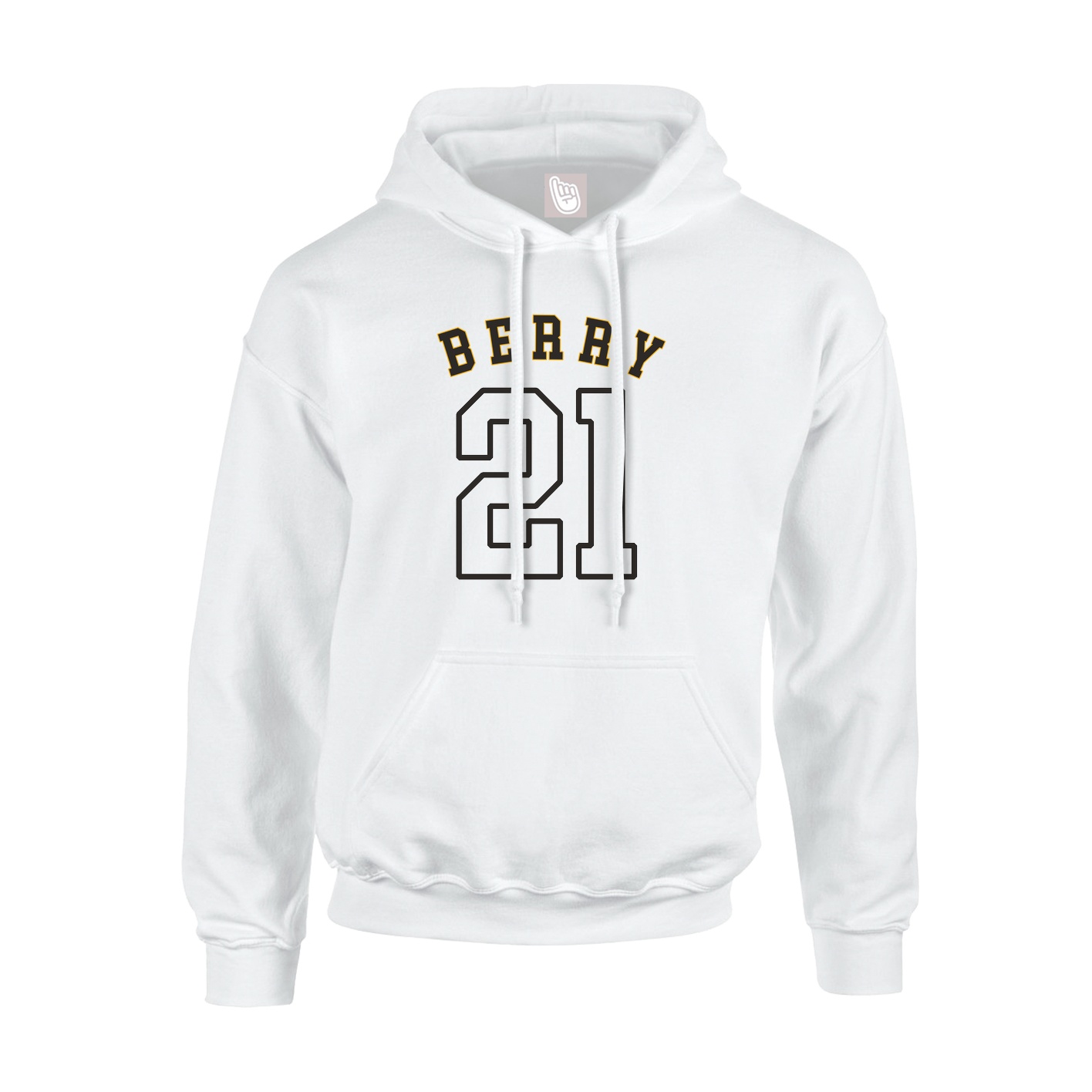Hoodie — Shirsey Arch in White