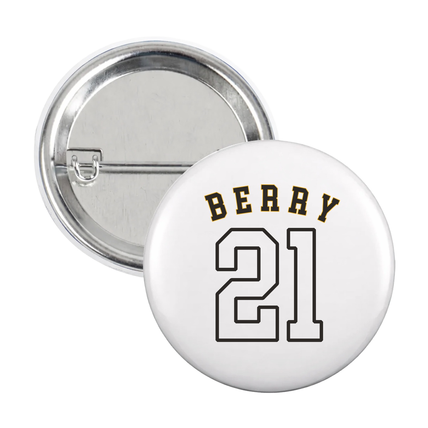 Game Day Button — Shirsey Arch in White