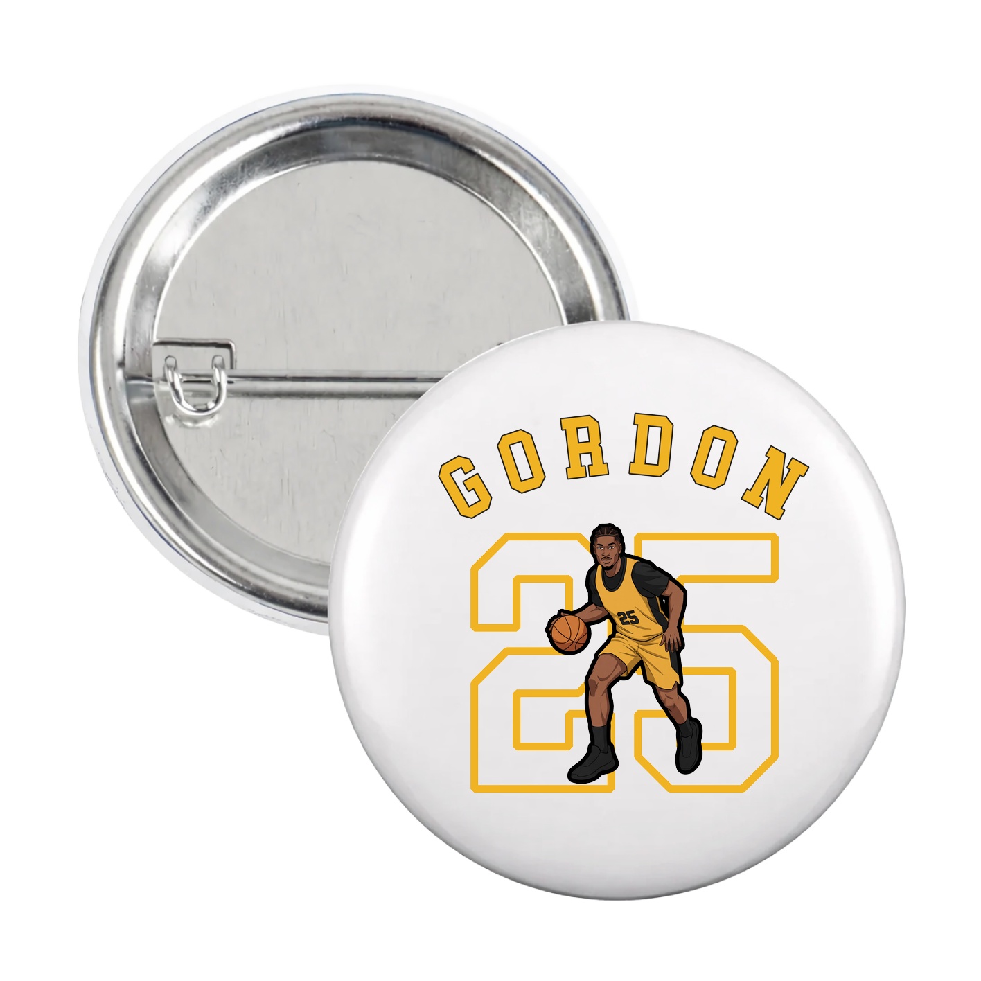 Game Day Button — Shirsey Arch in White