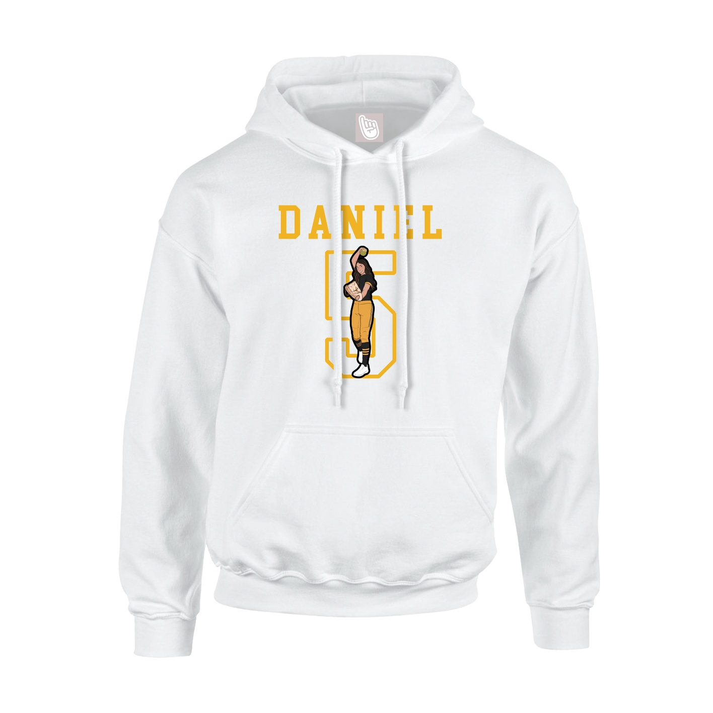 Hoodie — Shirsey in White