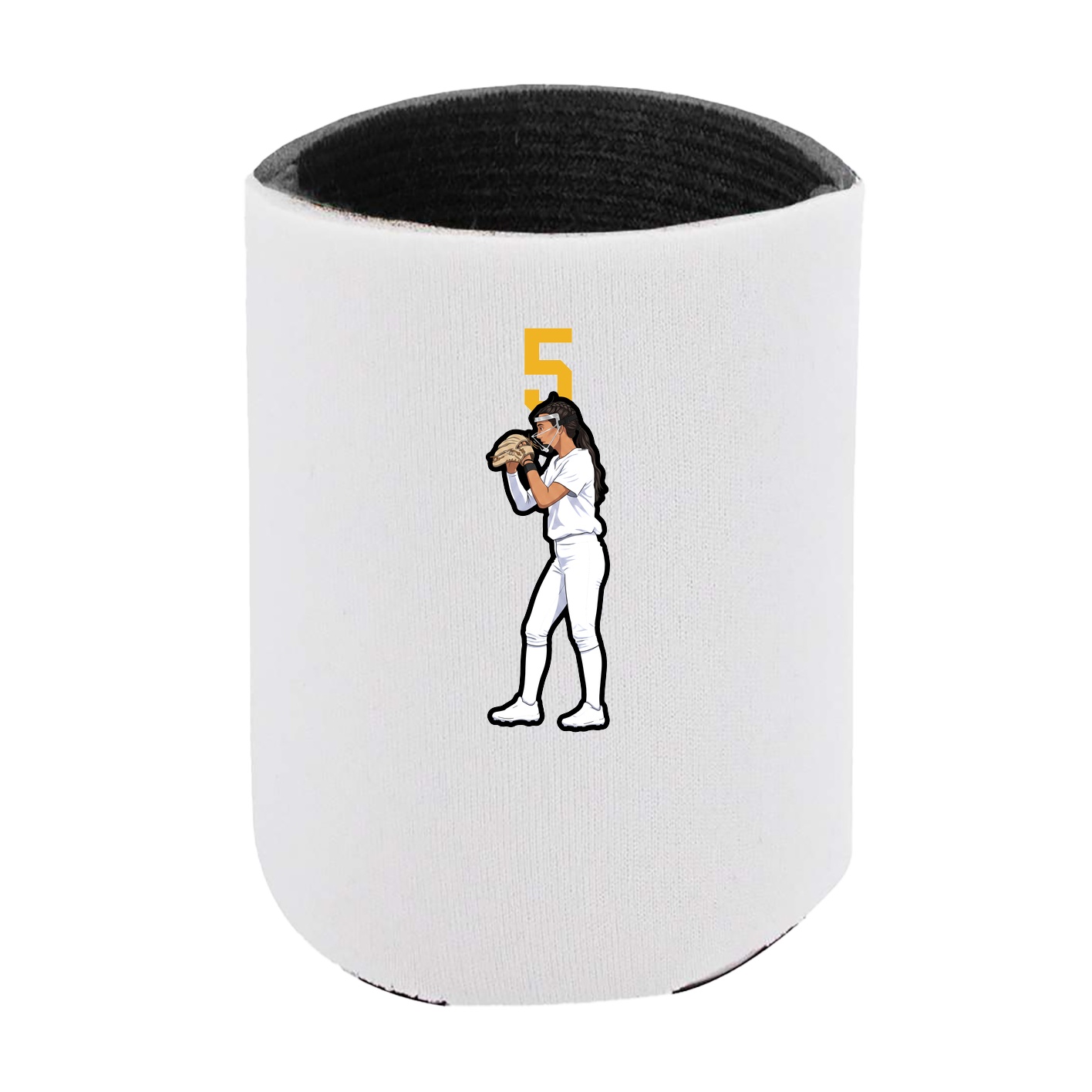 Can Holder — Number Top in White