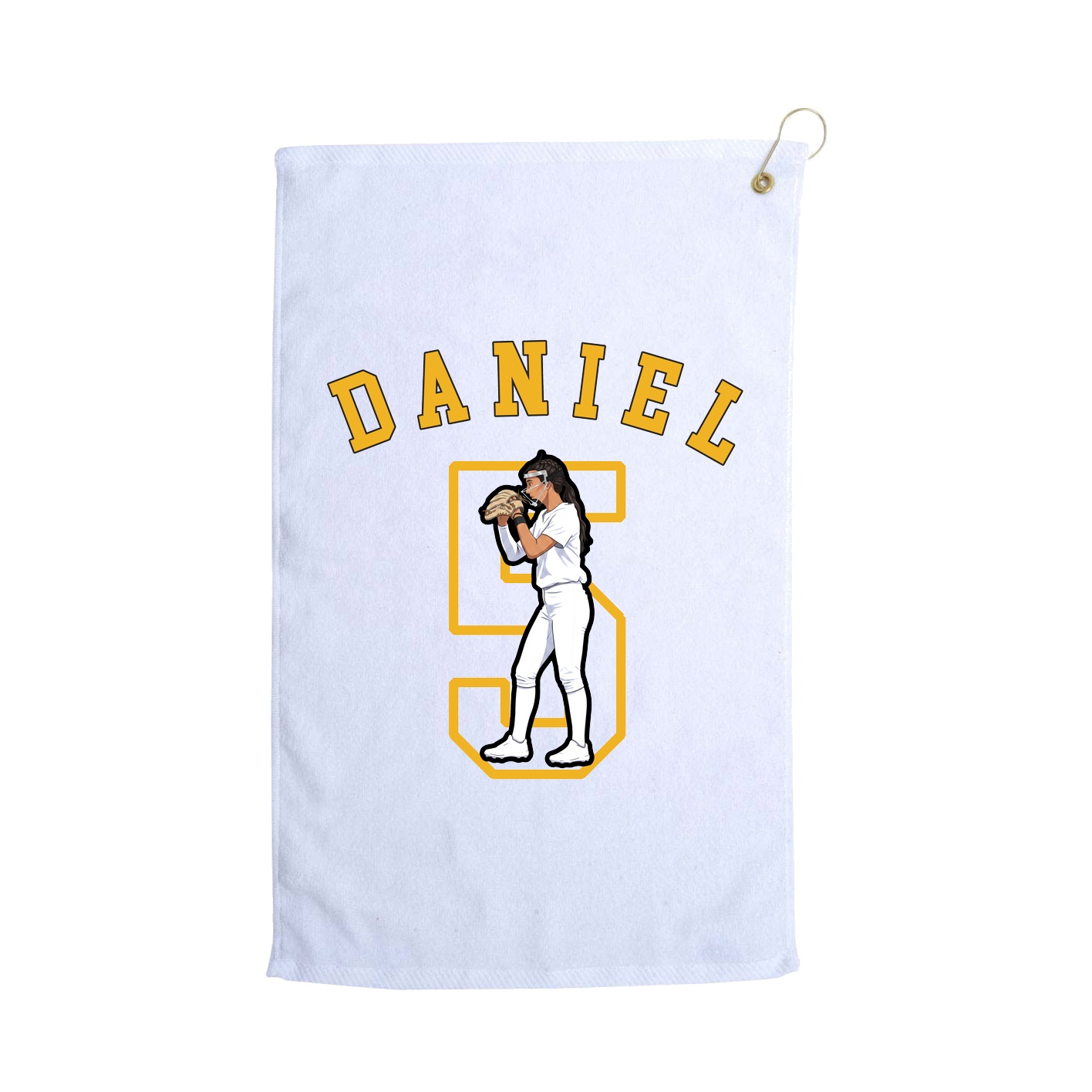 Golf Towel — Shirsey Arch in White