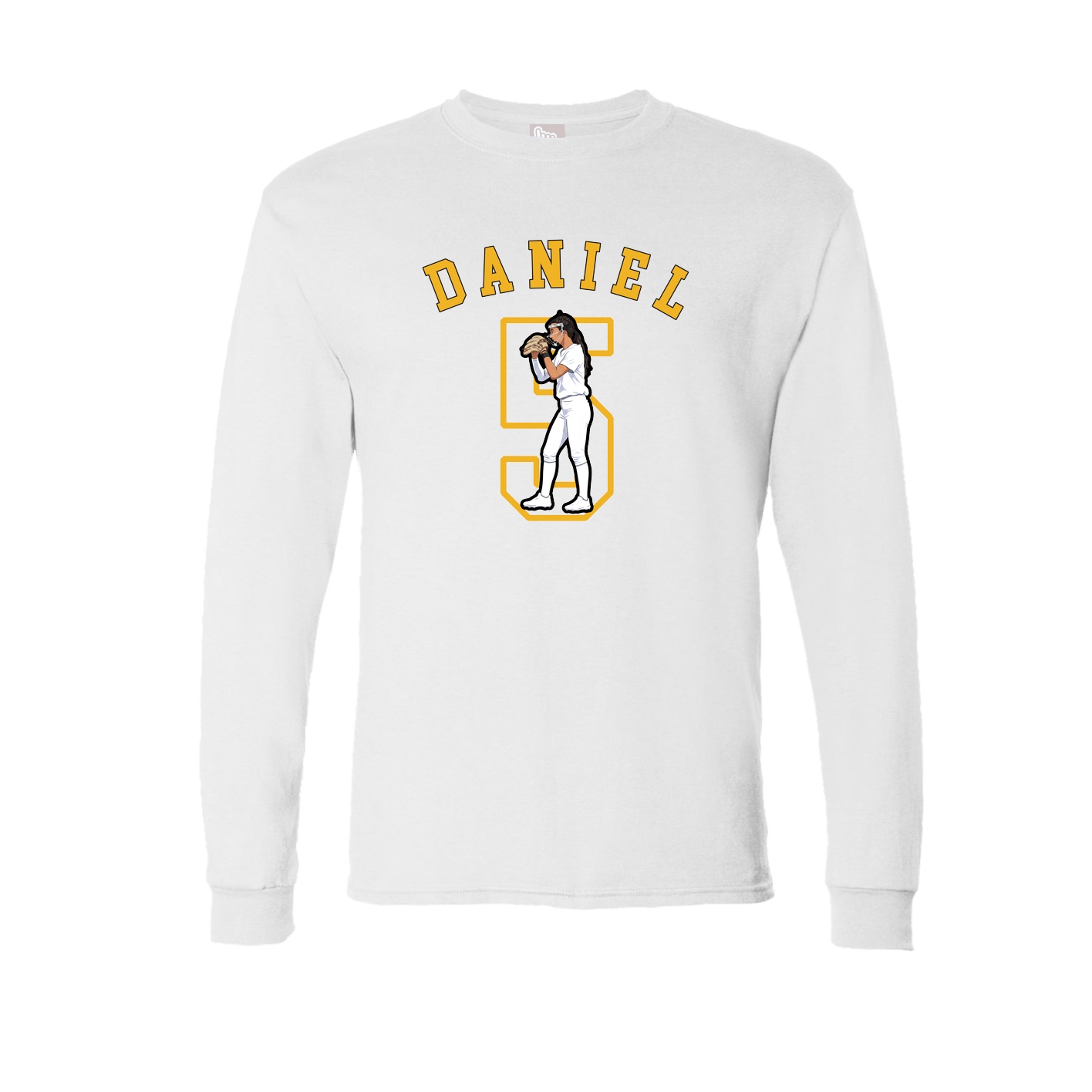 Long Sleeve Tee — Shirsey Arch in White
