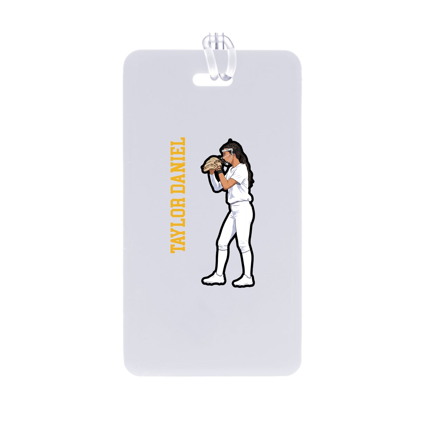 Bag Tag — Name Vertical in Classic