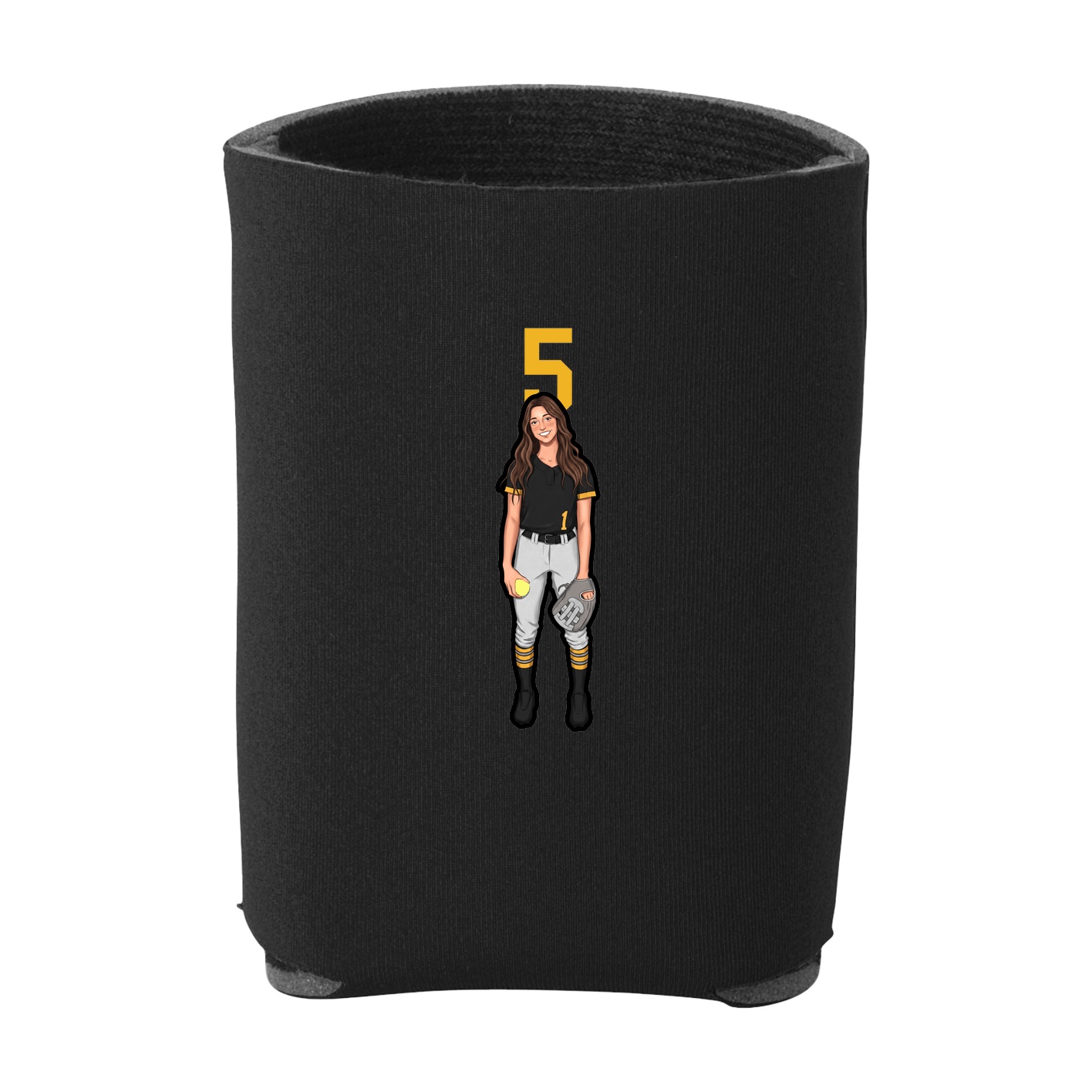 Can Holder — Number Top in Black