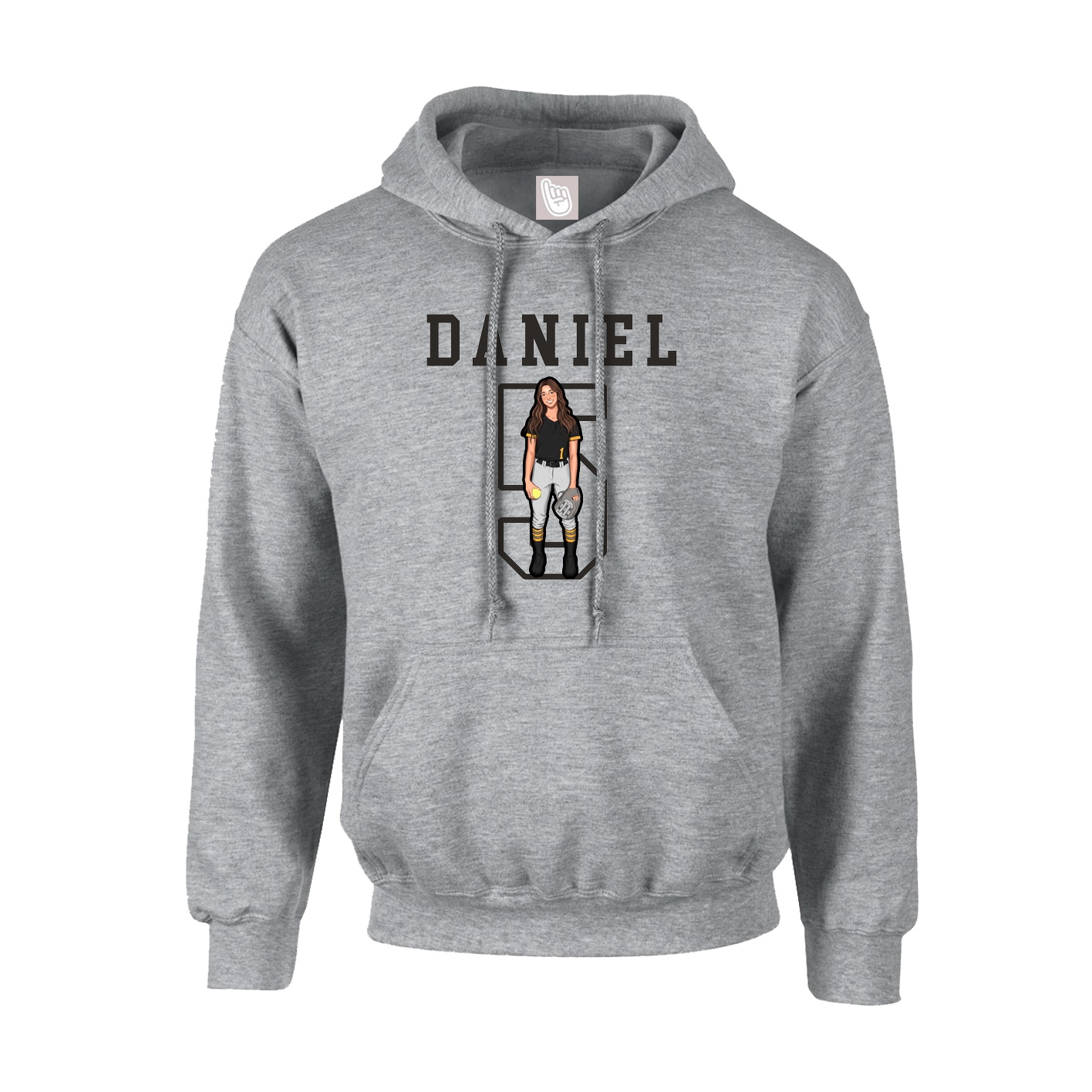 Hoodie — Shirsey in Grey