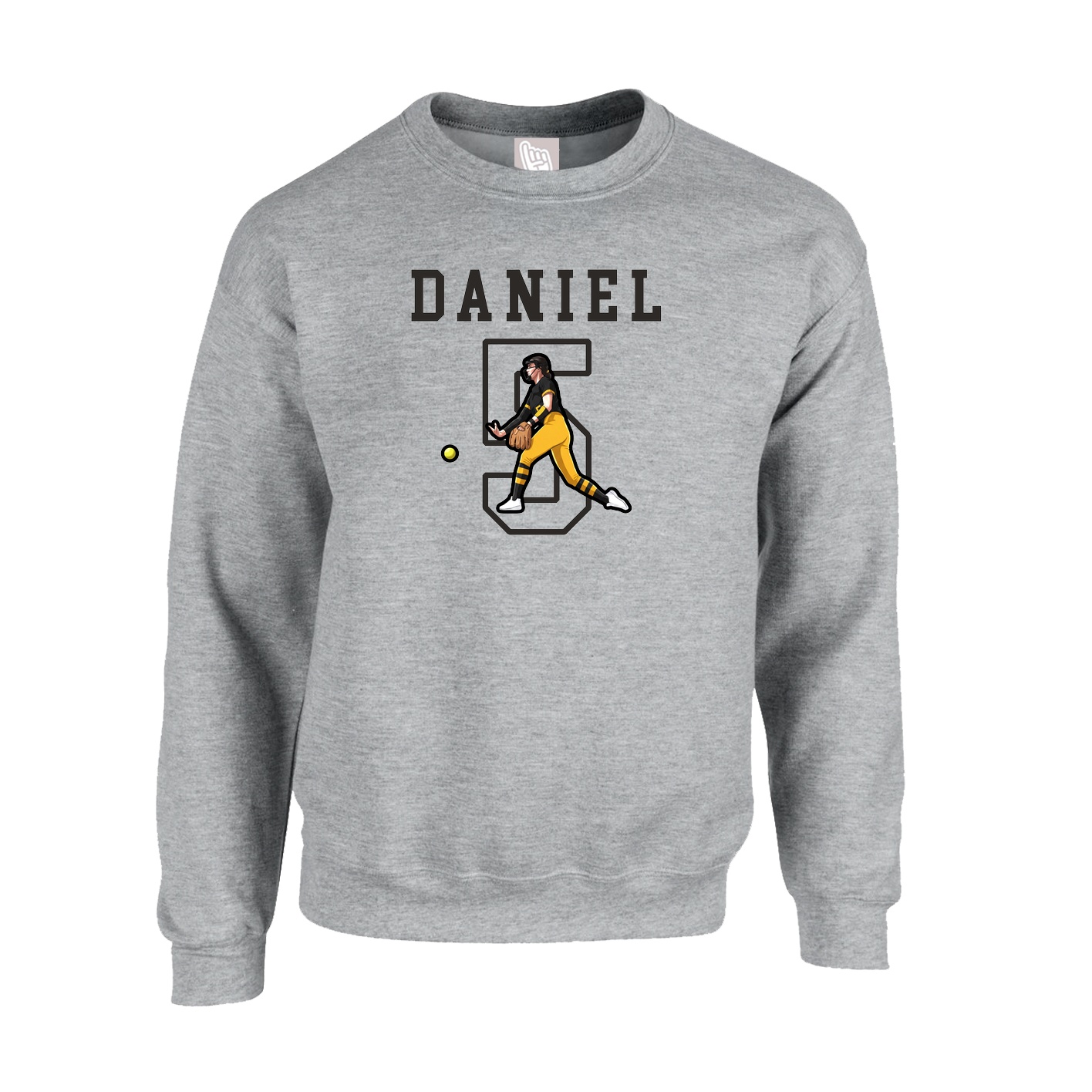 Fleece Crew — Shirsey in Grey