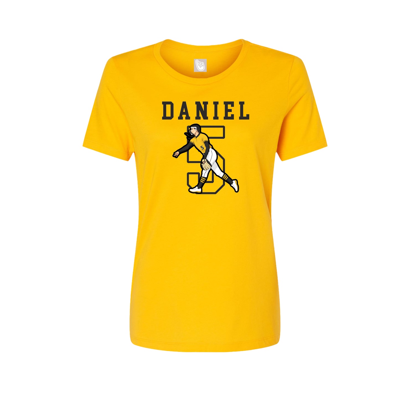 Fitted Women's Tee — Shirsey in Gold