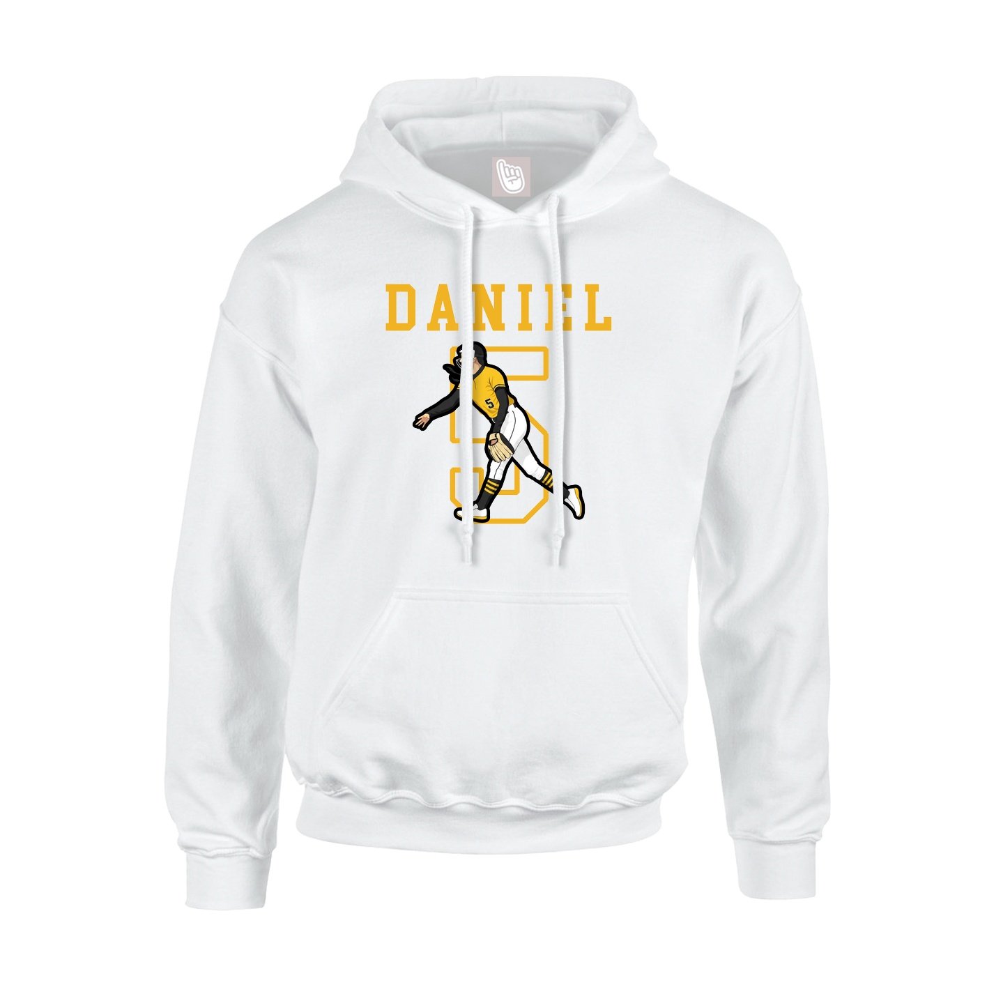 Hoodie — Shirsey in White