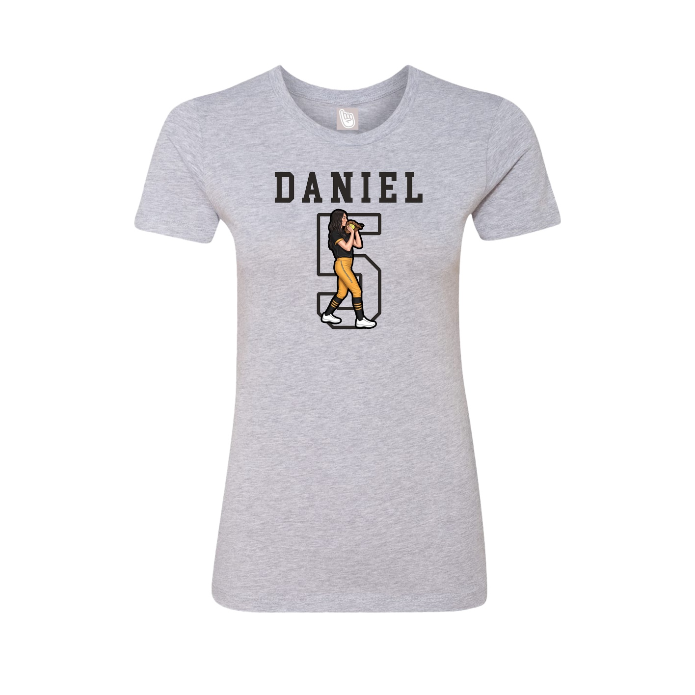 Fitted Women's Tee — Shirsey in Grey