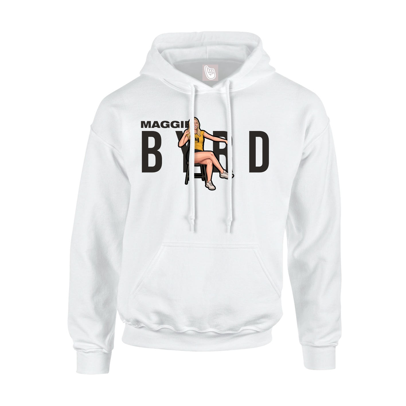Hoodie — Player Name in White