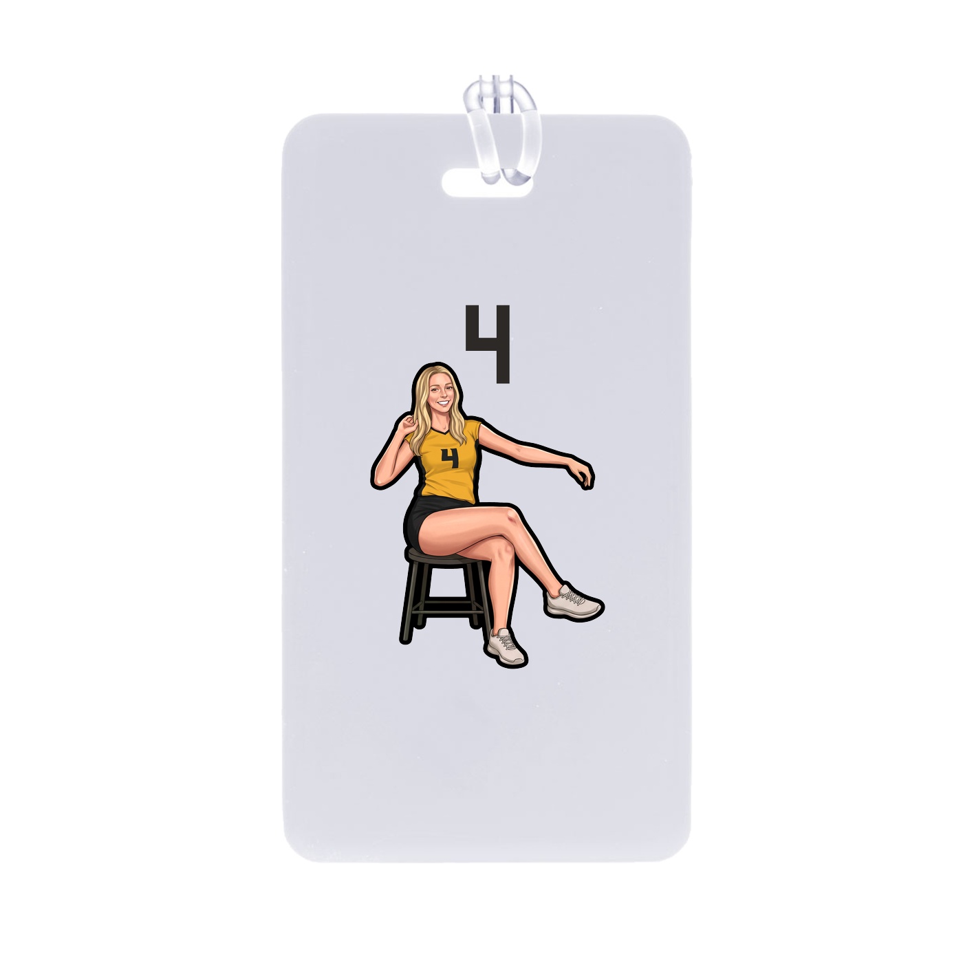 Bag Tag — Number Top in Classic