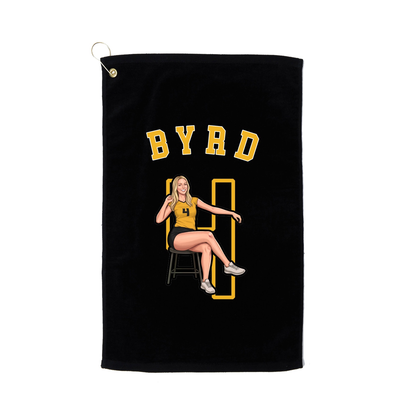 Golf Towel — Shirsey Arch in Black