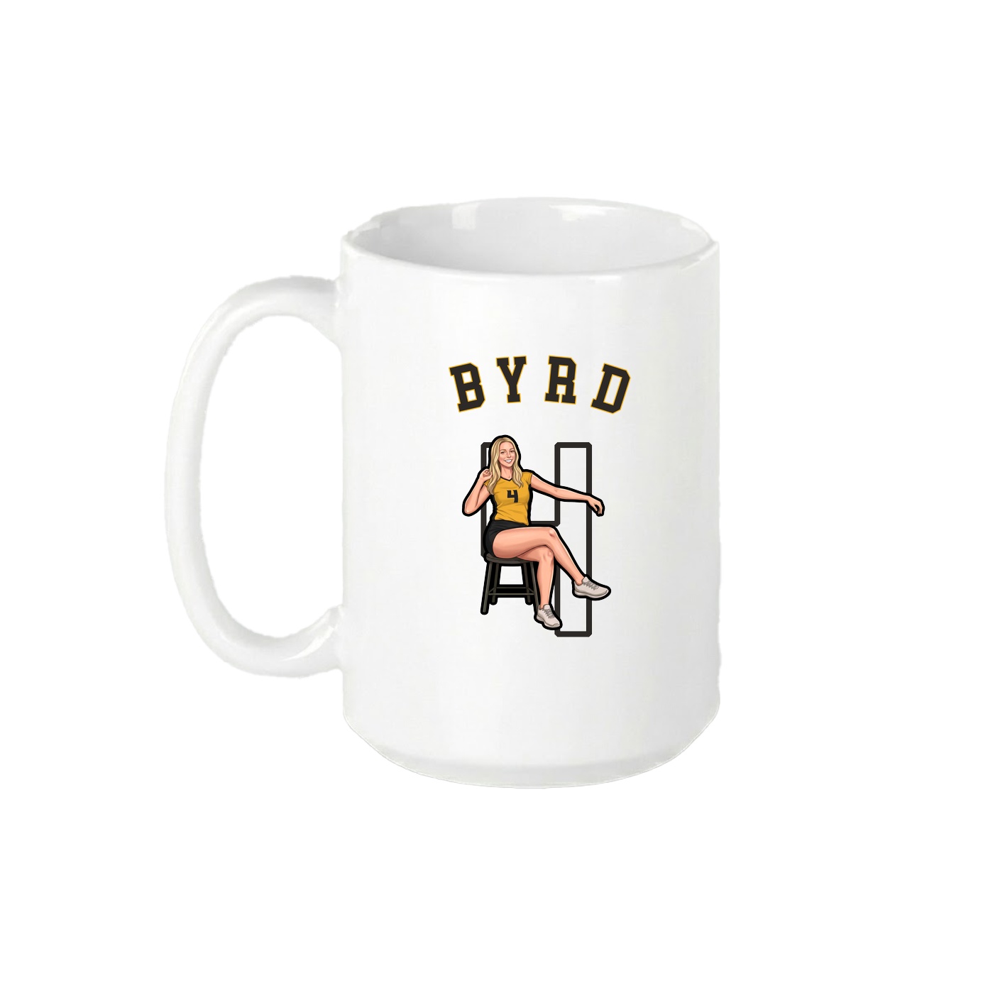 15oz Coffee Mug — Shirsey Arch in White