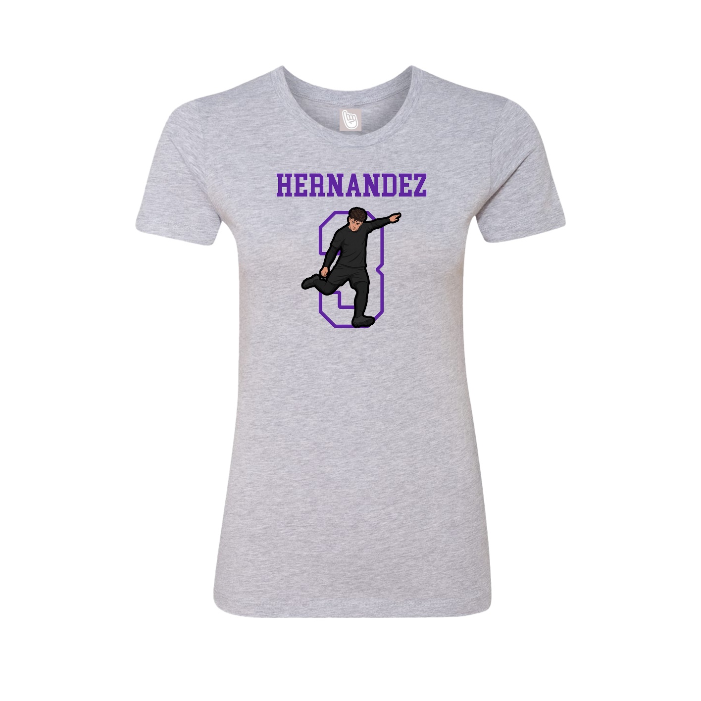 Fitted Women's Tee — Shirsey in Grey