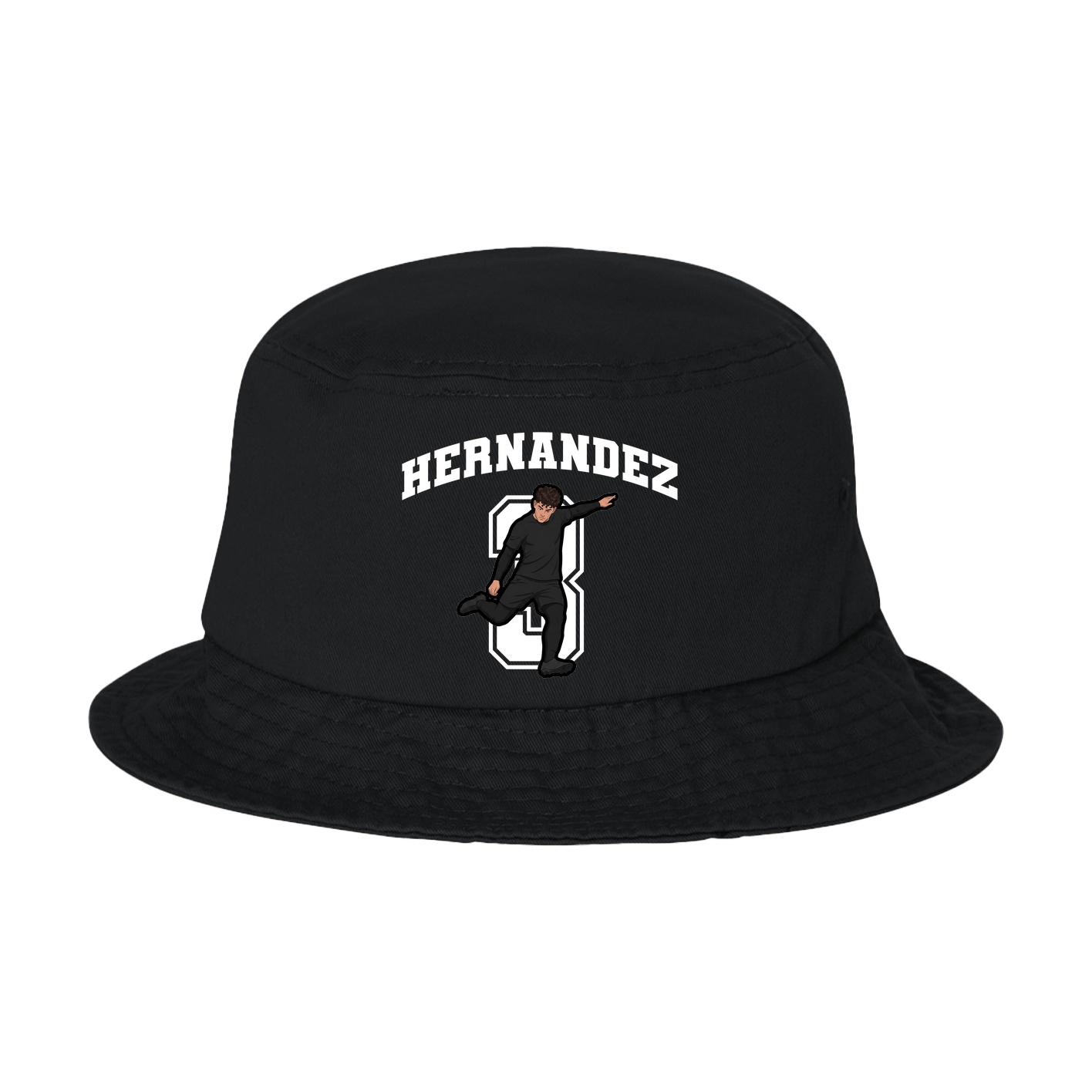 Bucket Cap — Number in Black