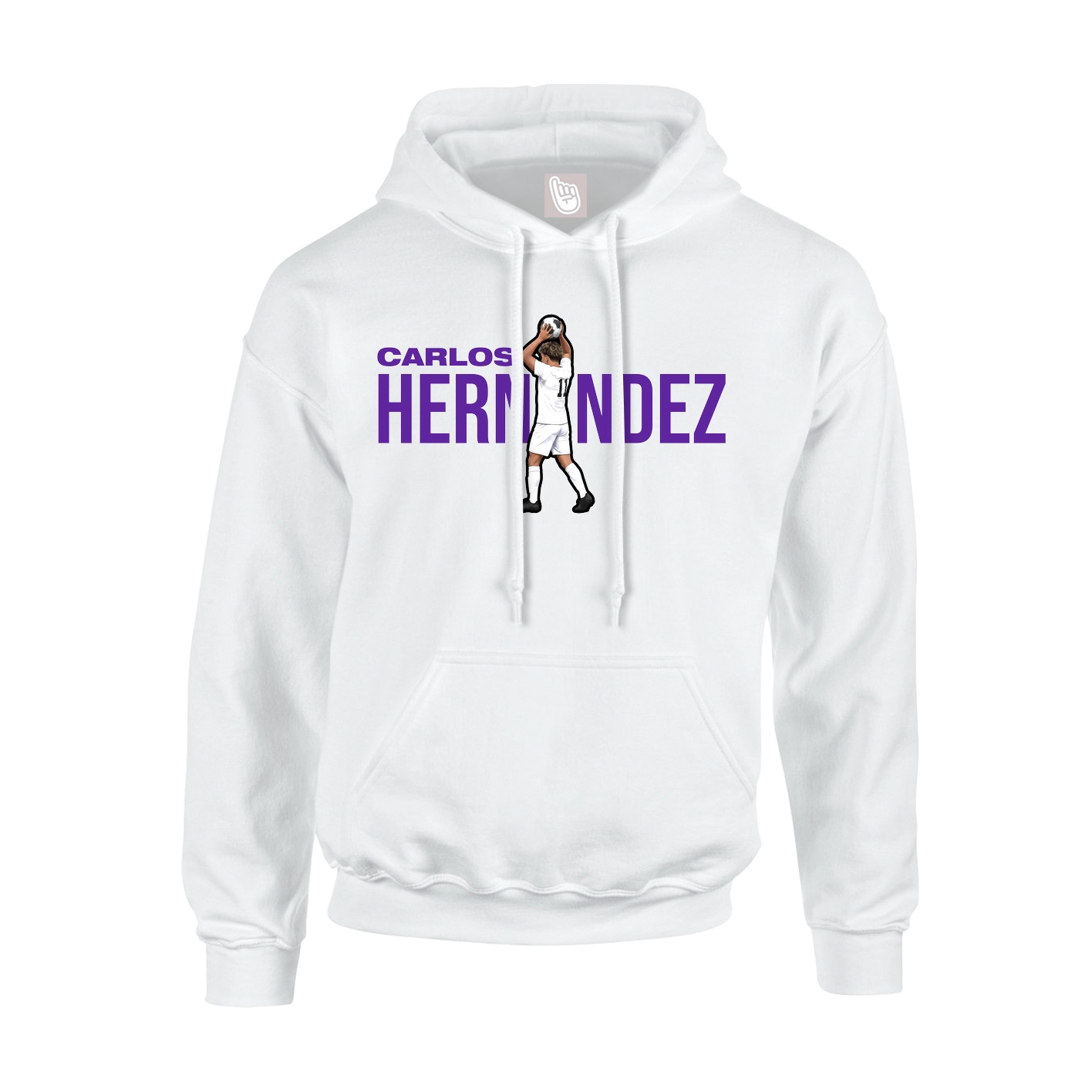 Hoodie — Player Name in White