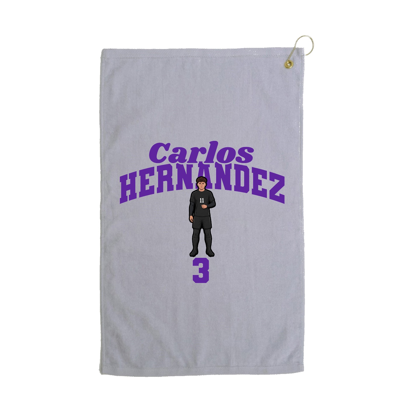 Golf Towel — Signature Arch in Grey