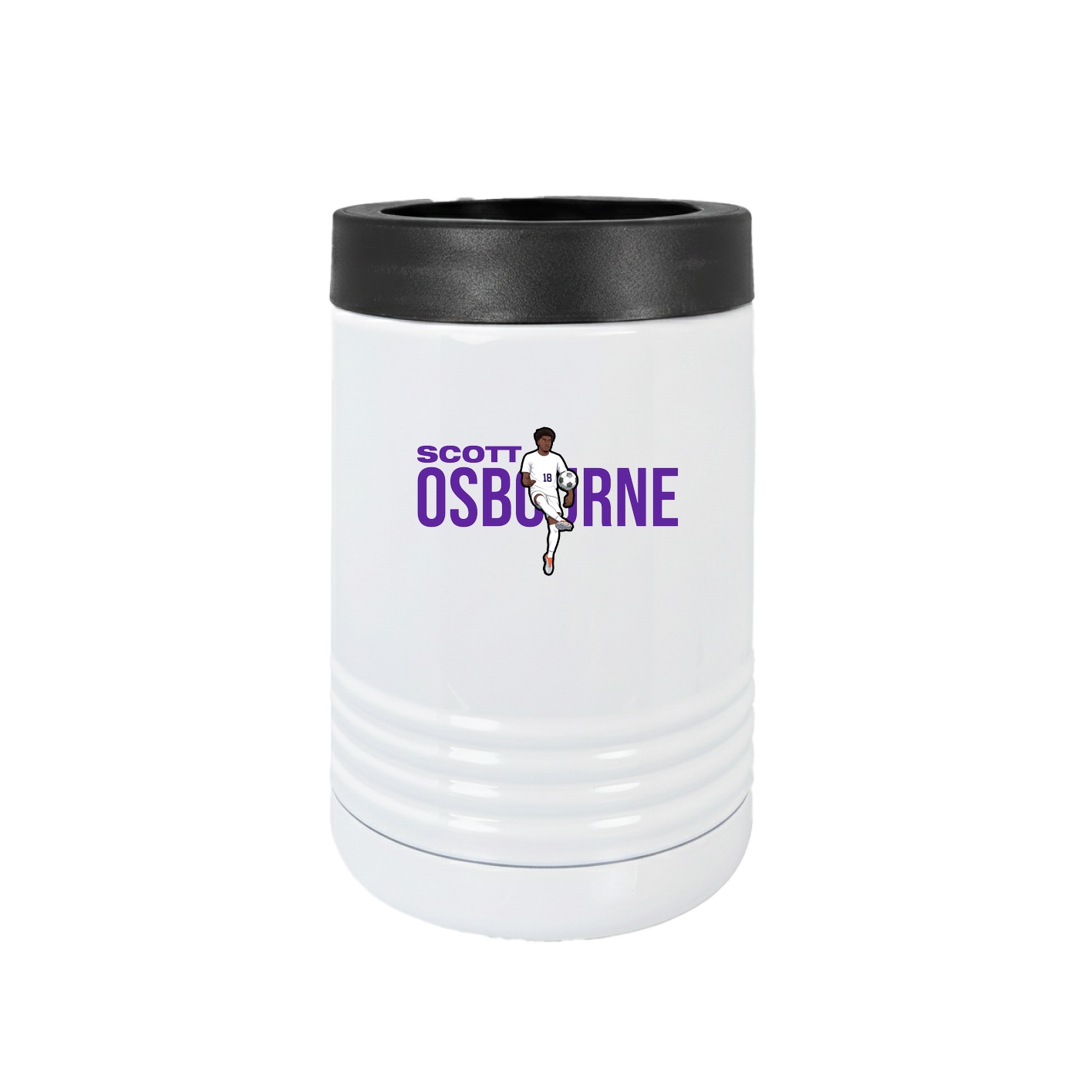 Beverage Holder — Player Name in White