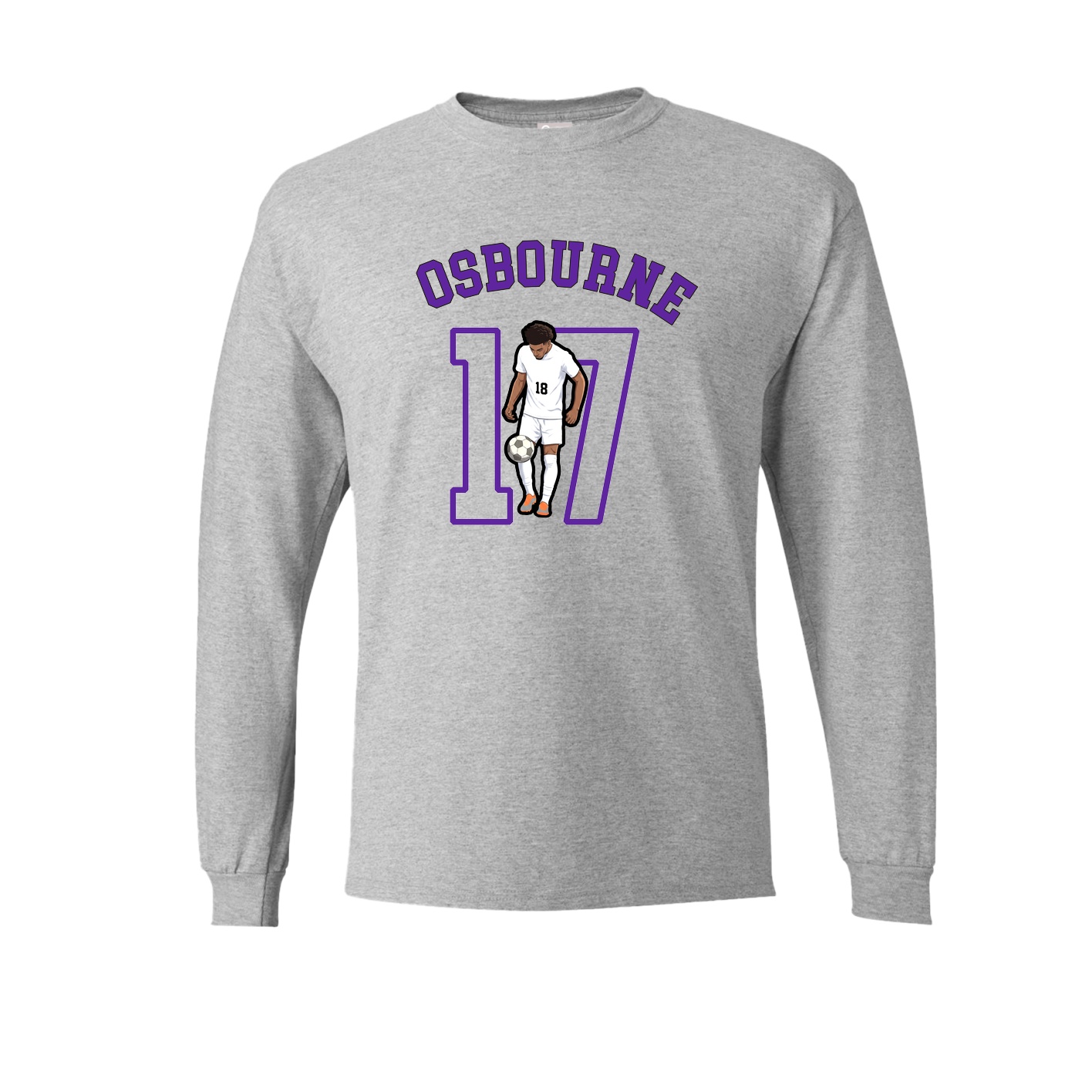 Long Sleeve Tee — Shirsey Arch in Grey